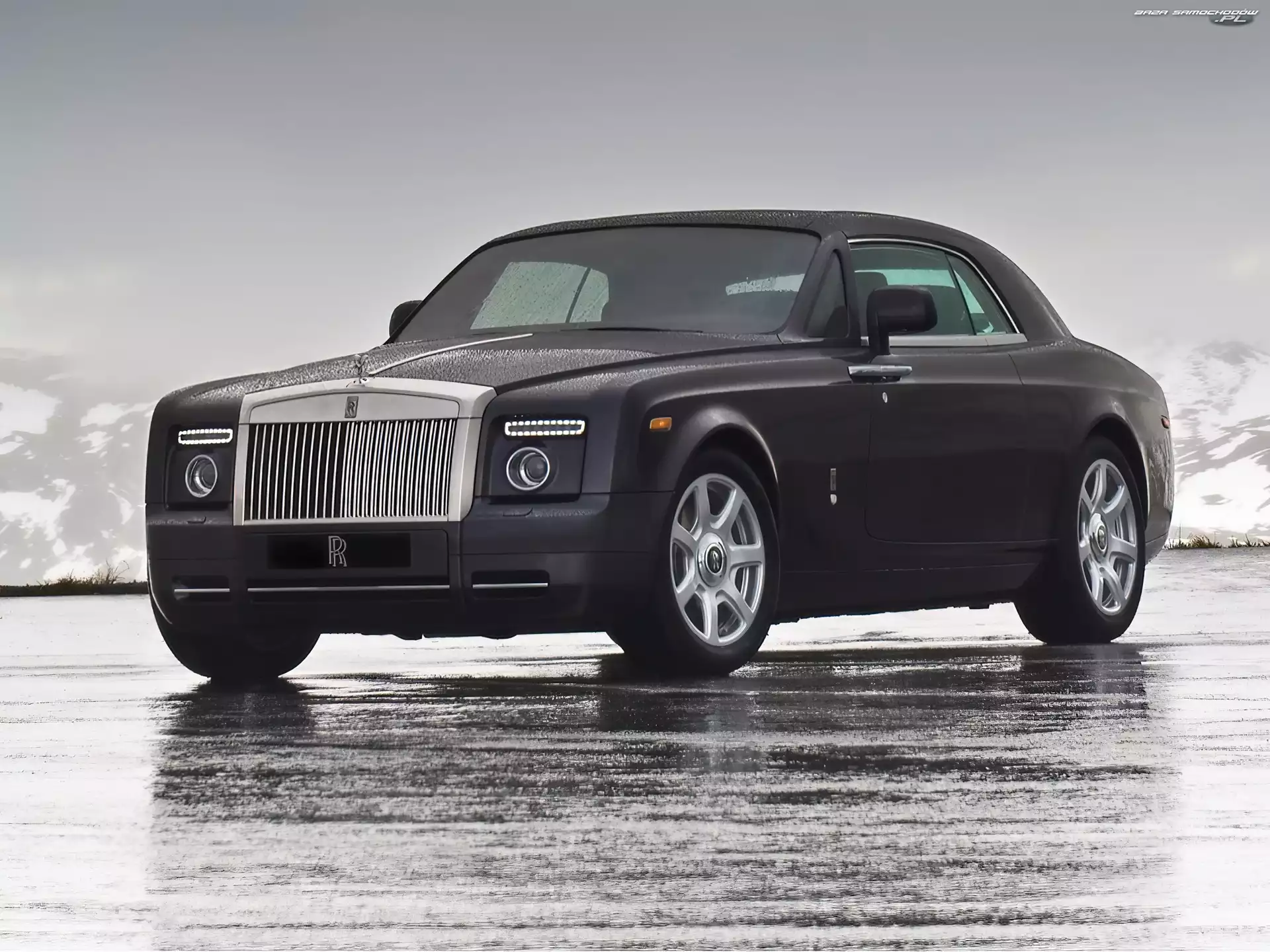 Deszcz, Mokry, Rolls-Royce Phantom Coupe