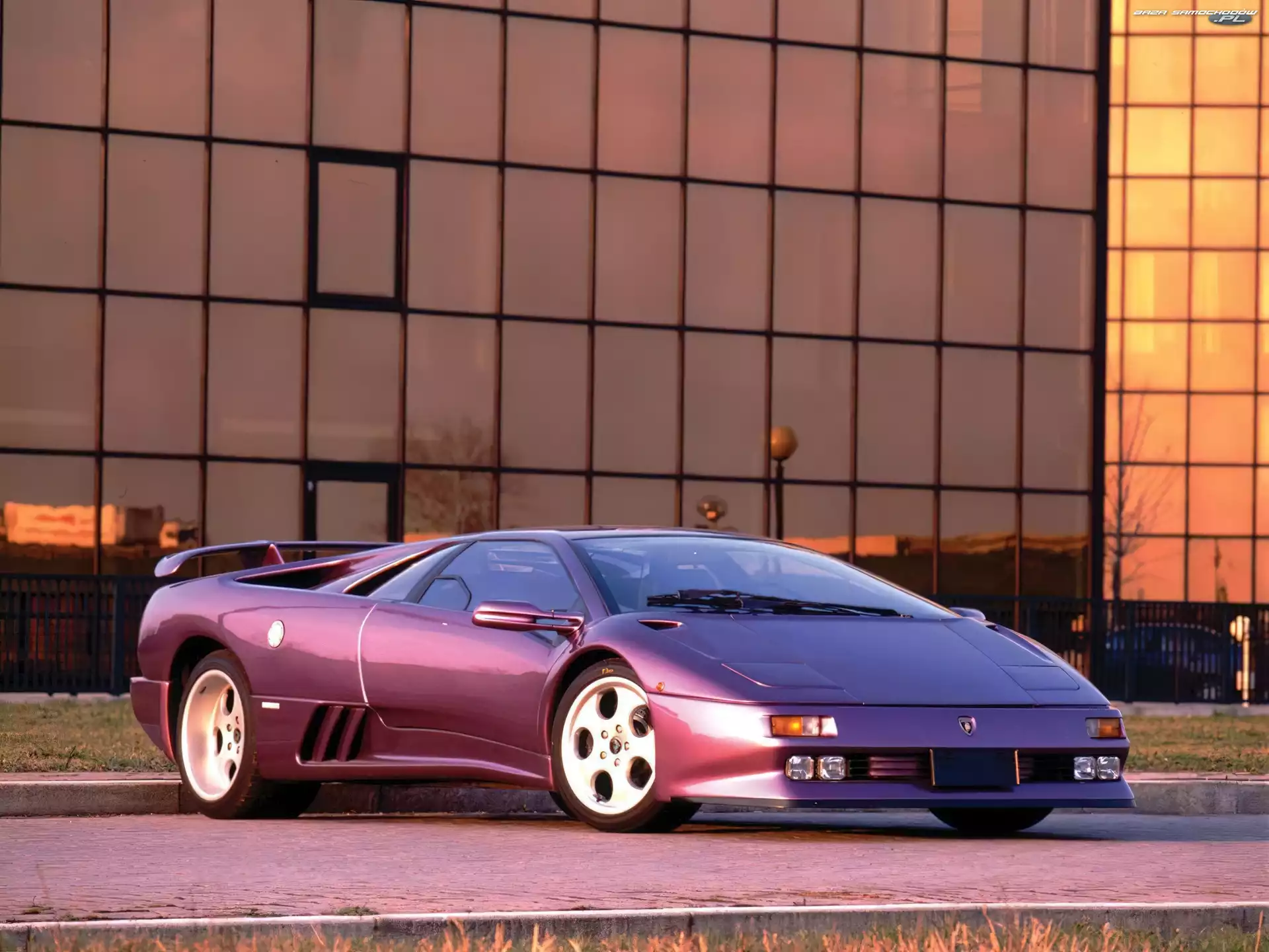 Lusterka, Lamborghini Diablo