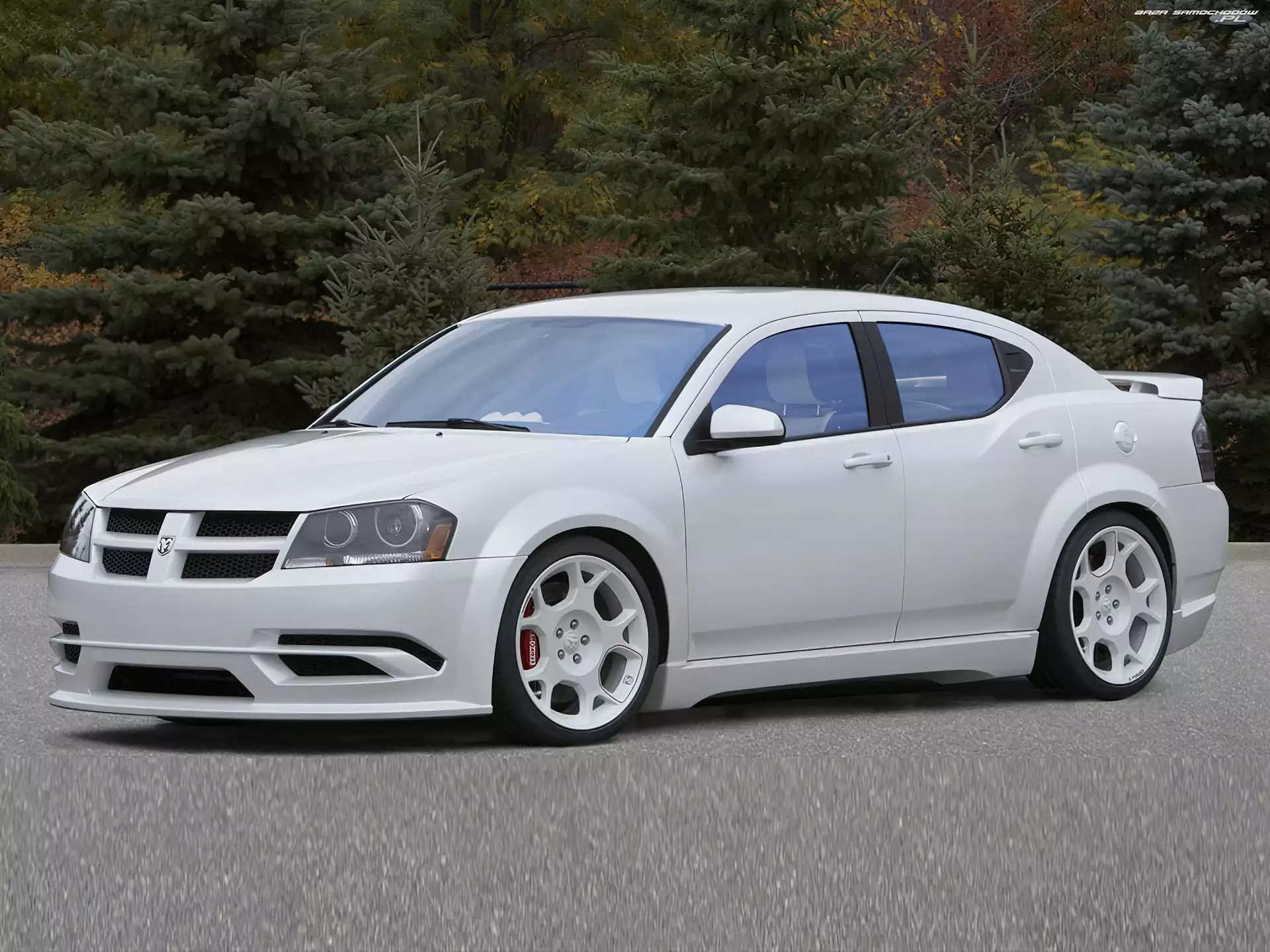 Dodge Avenger, Stylistyczny, Biały, Pakiet
