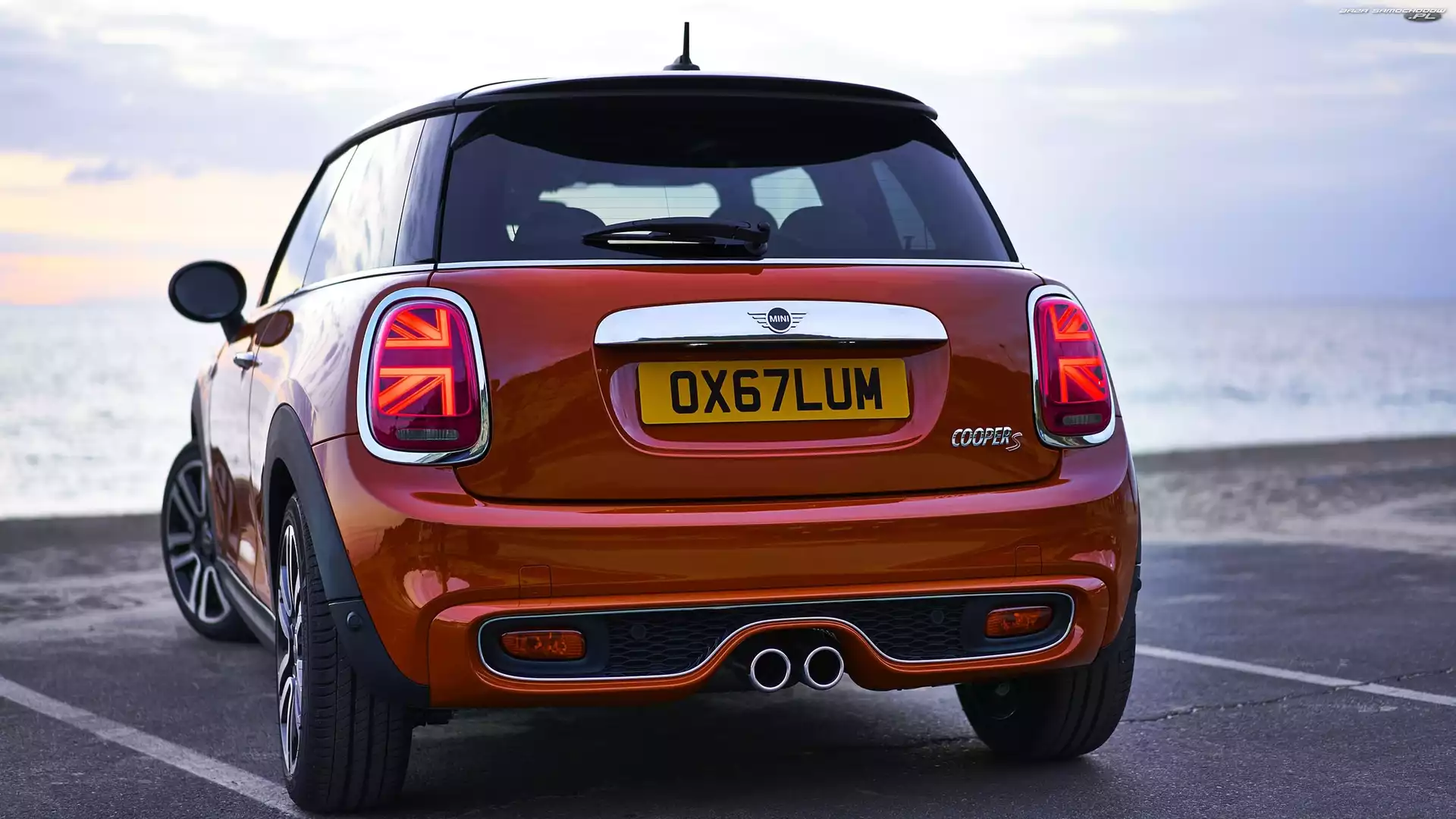 Tył, 2018, Mini Cooper S Hardtop, Czerwony, 2 Door