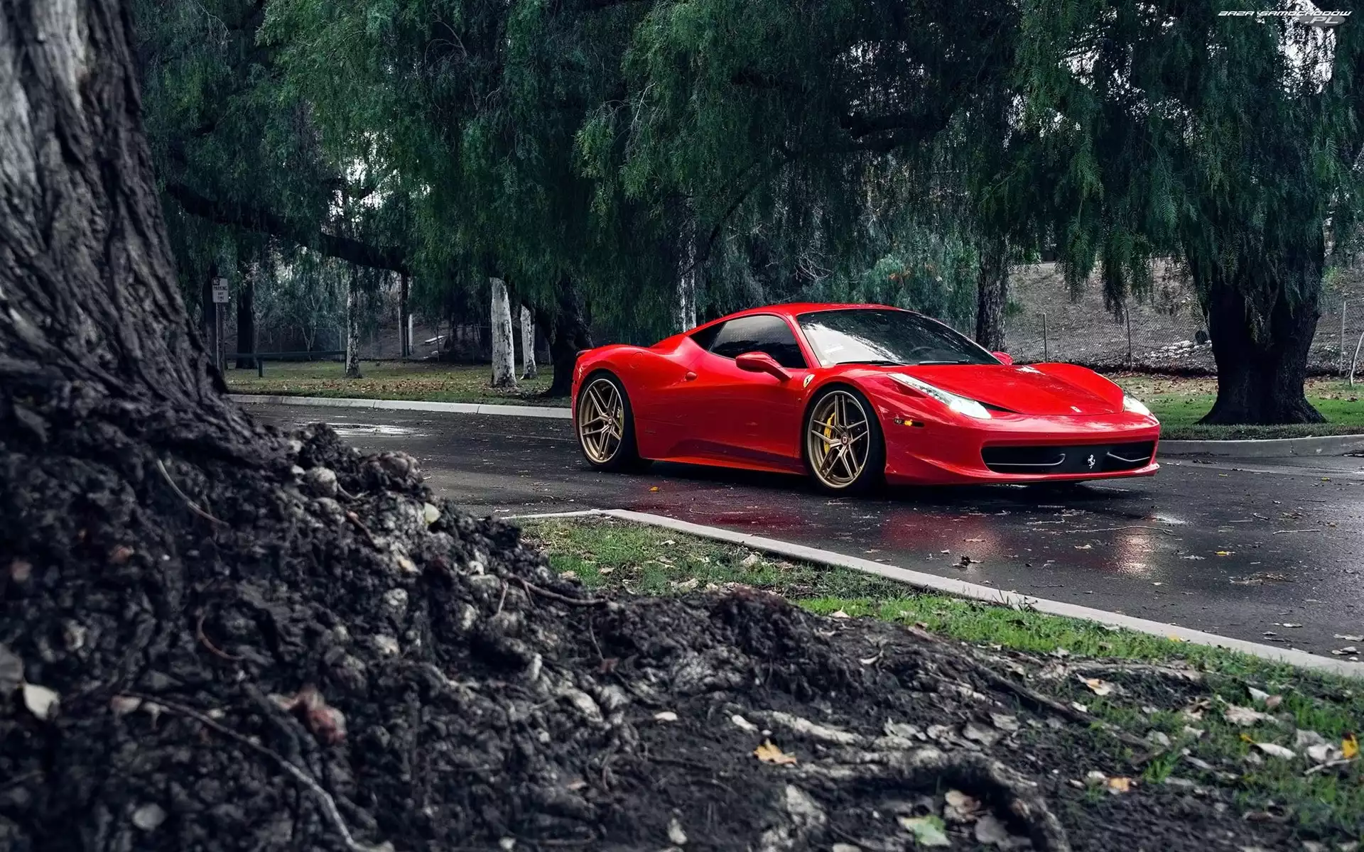 Droga, Czerwone, Ferrari 458 Italia