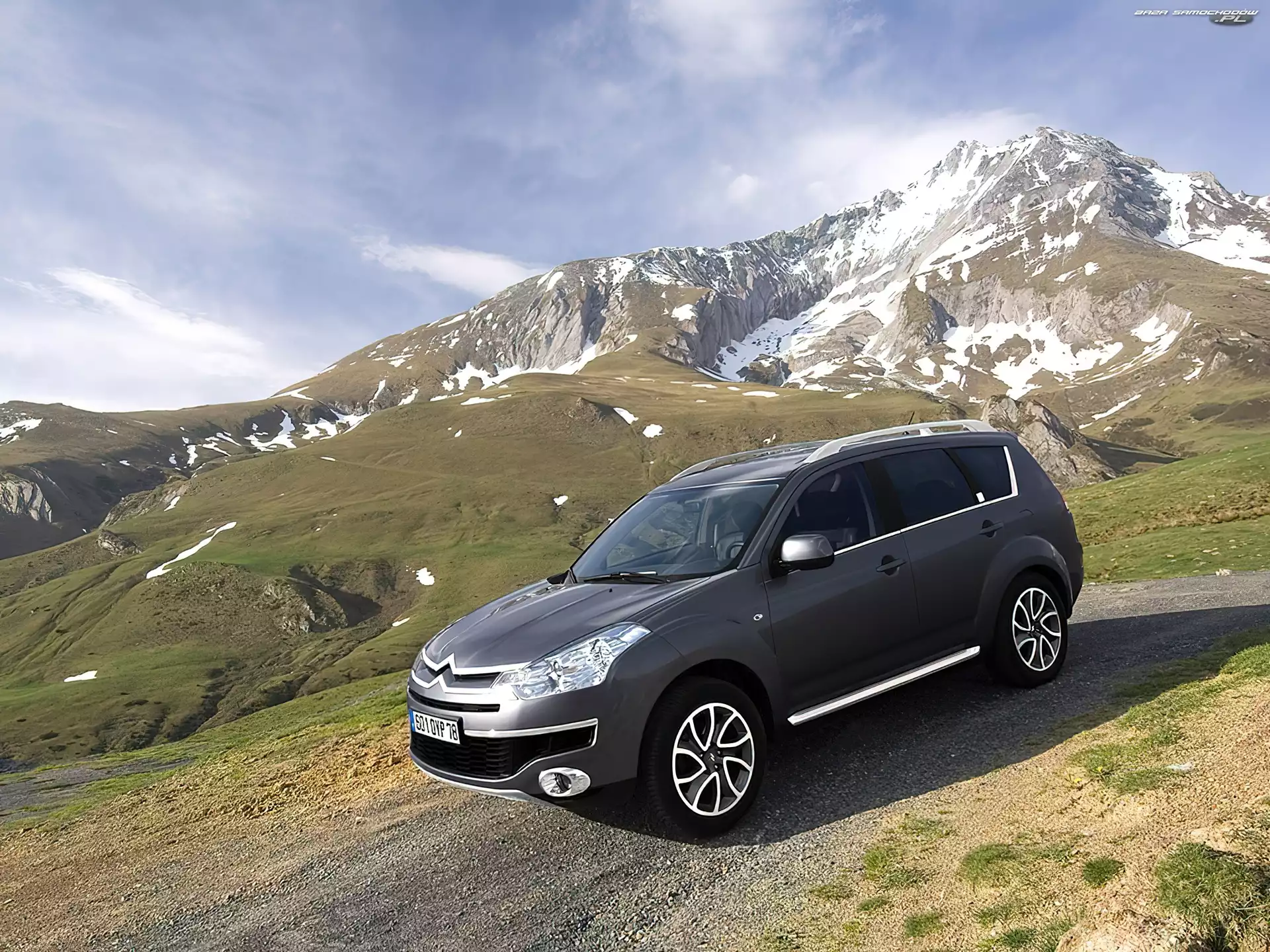 Droga, Citroen C-Crosser, Góry