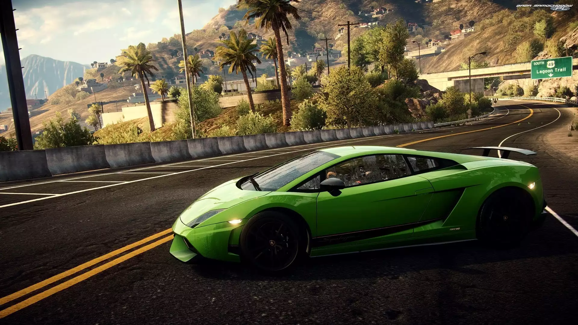 Lamborghini
, Droga, Zielone