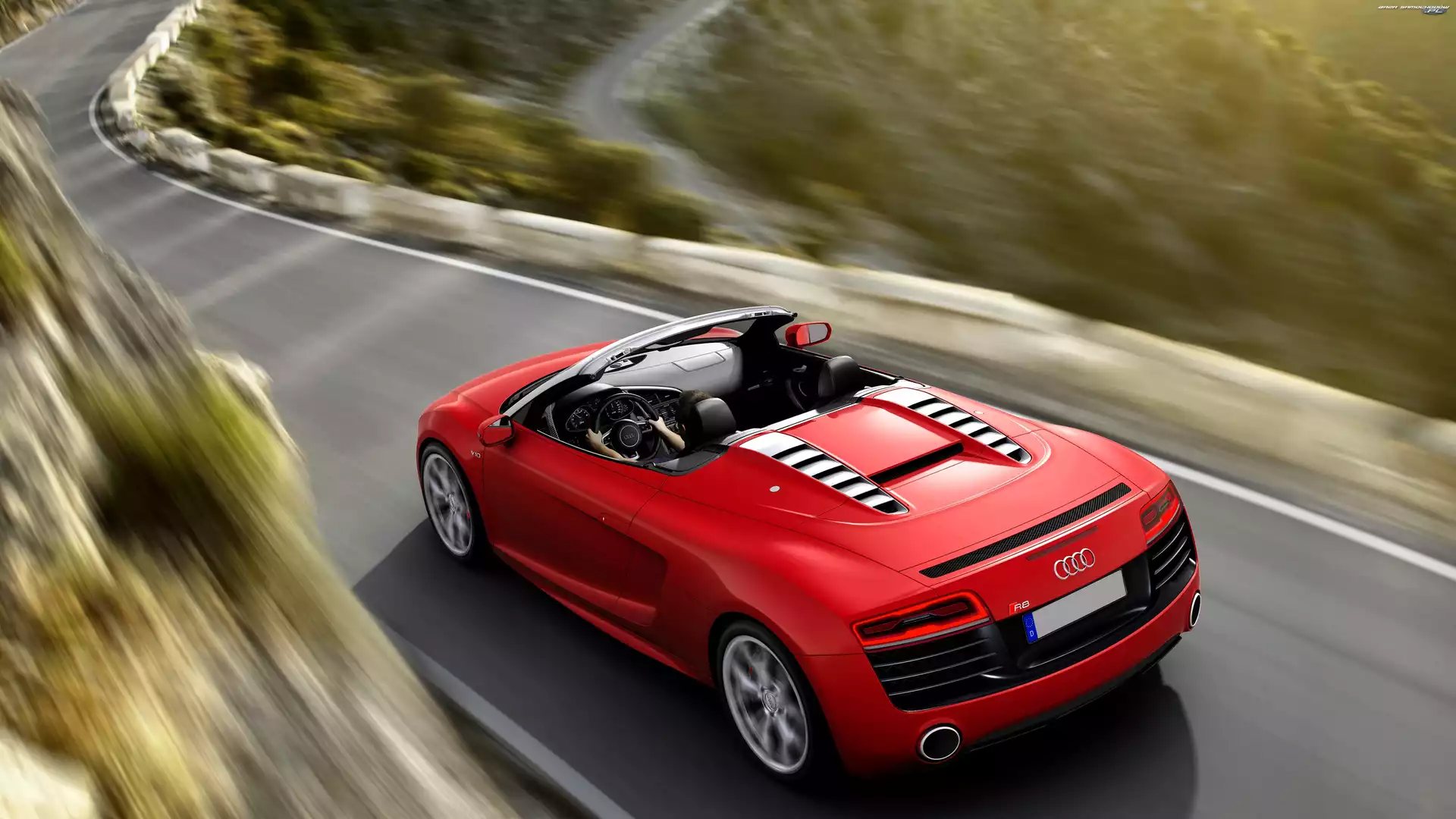 Droga, Audi R8, Cabrio