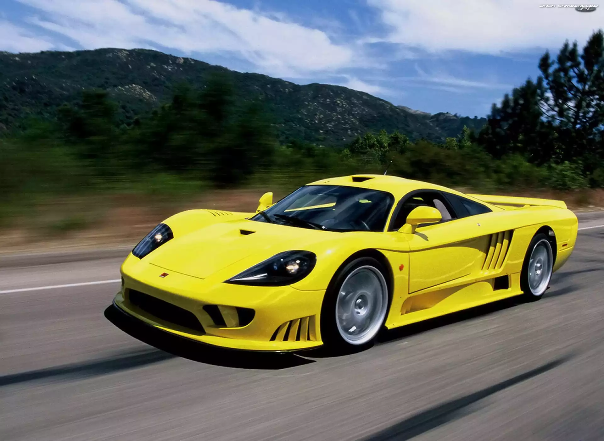 Droga, Samochód, Saleen S7
