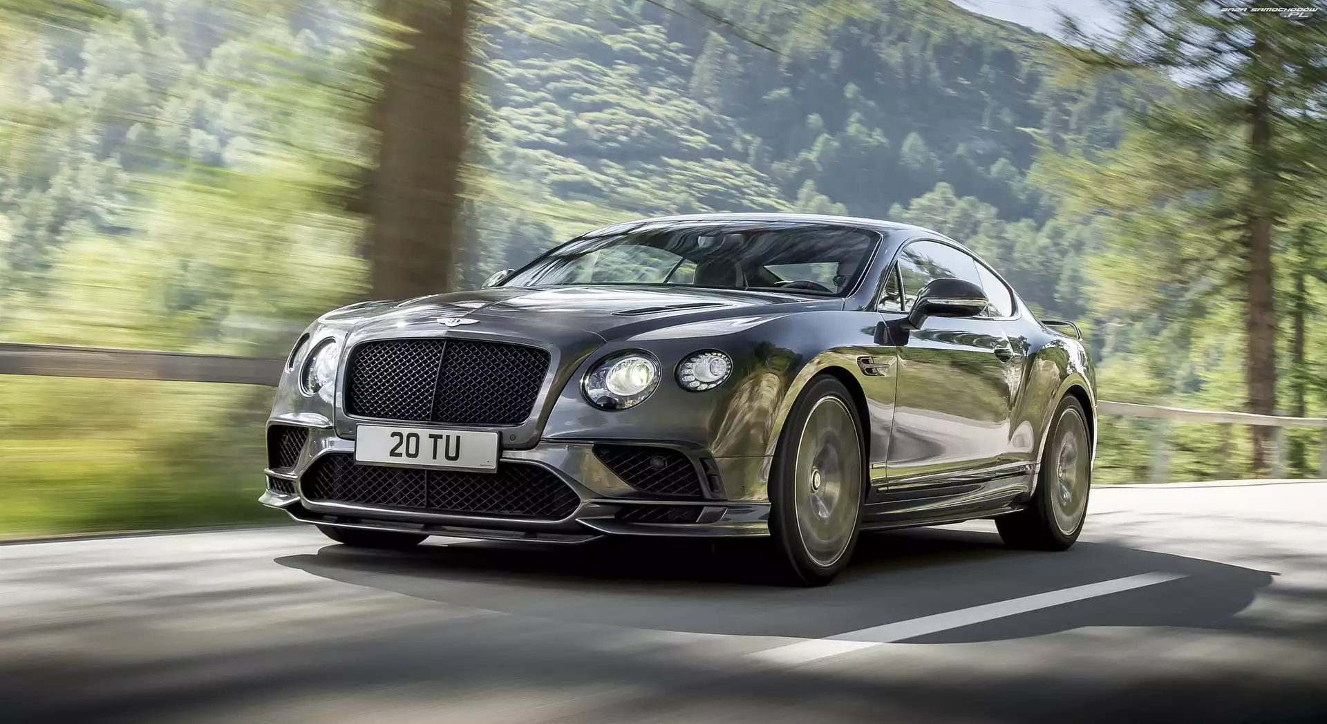 Droga, Bentley Continental Supersports, 2017