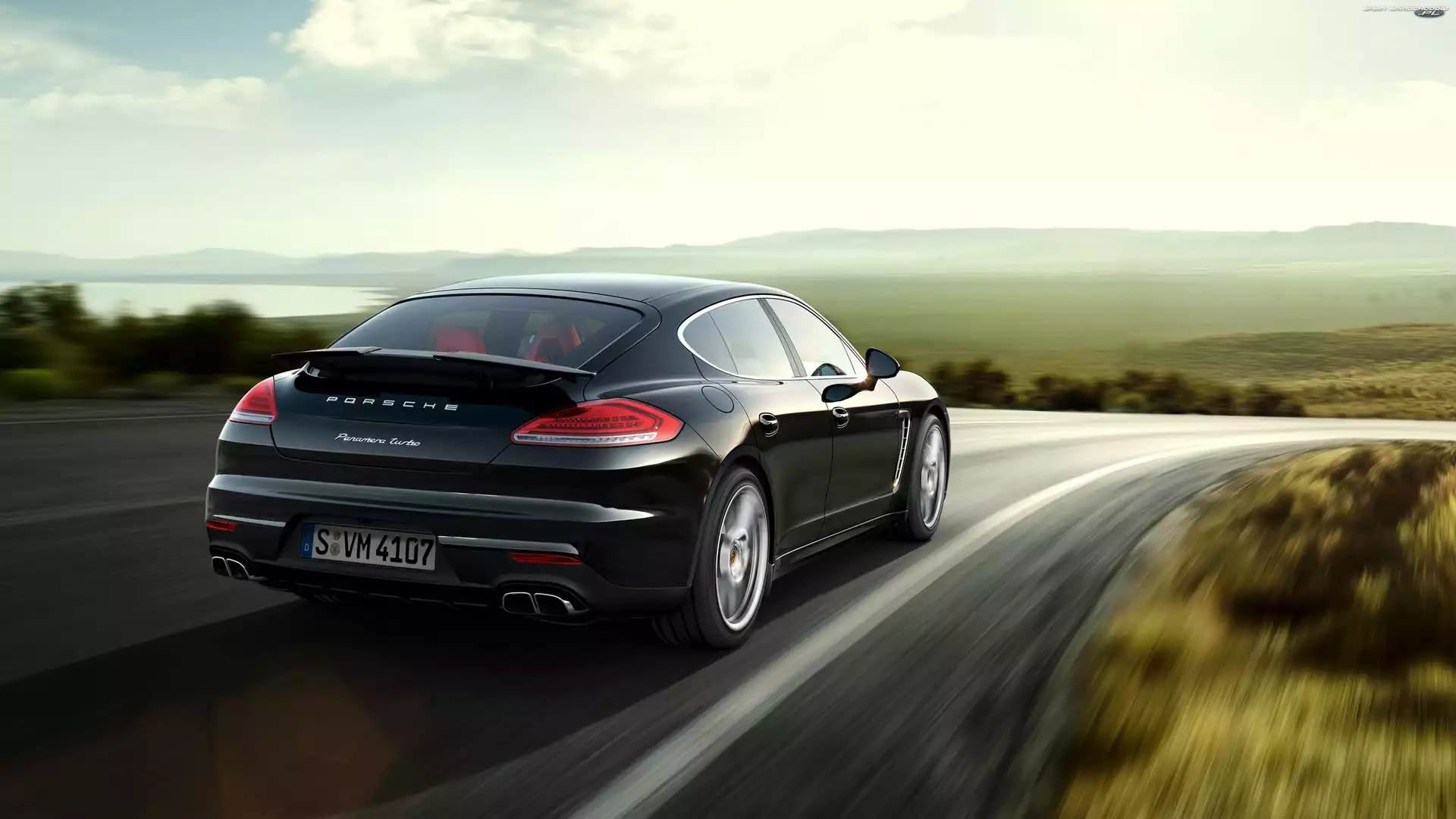 Droga, Porsche Panamera Turbo, 2014
