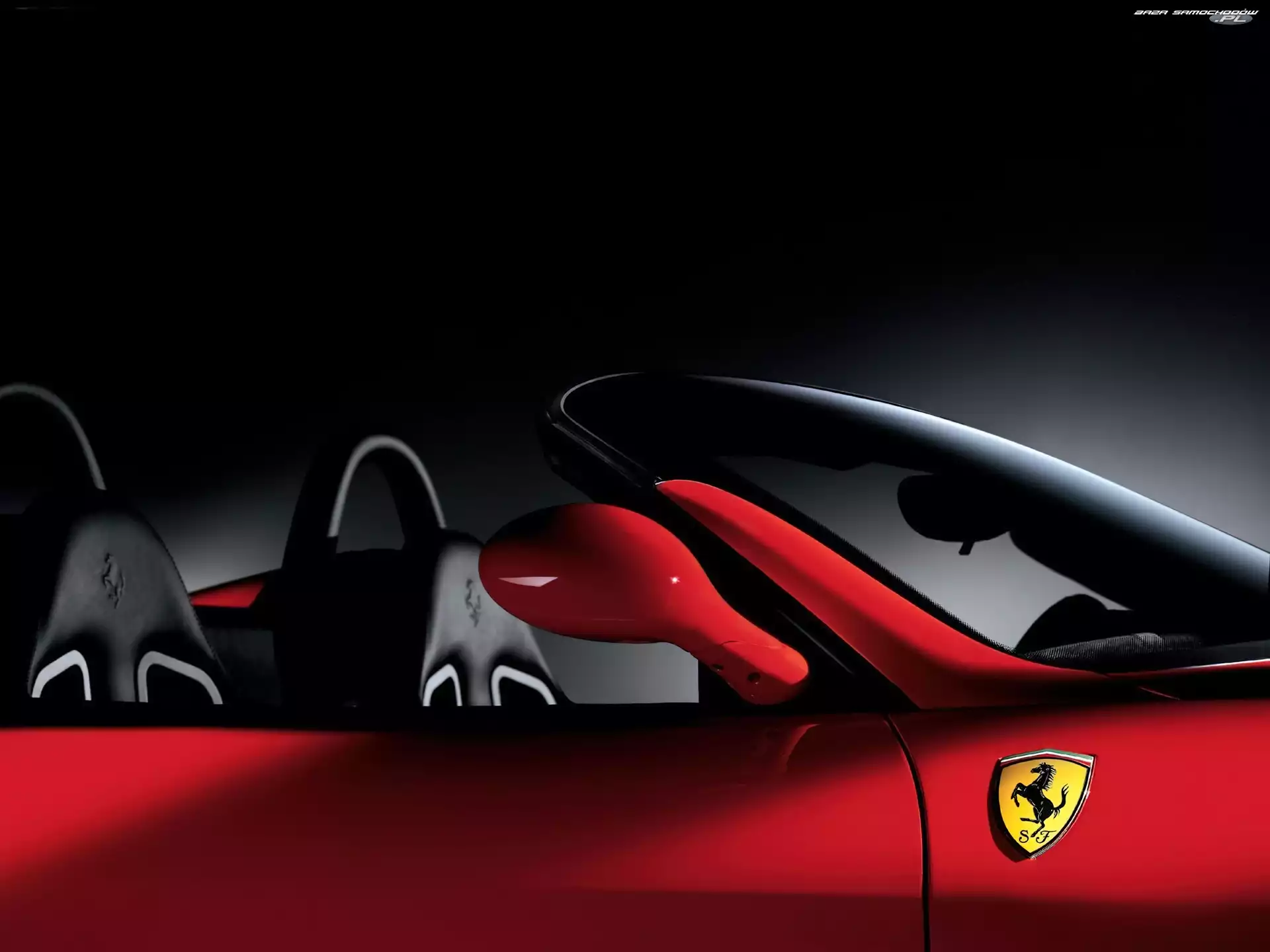 Drzwi, Ferrari 550, Lusterko