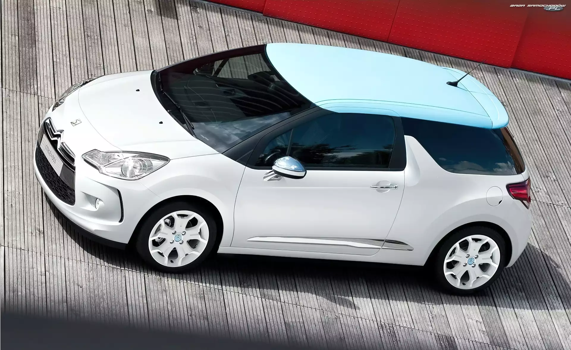 Drzwi, Biały, Citroen DS3
