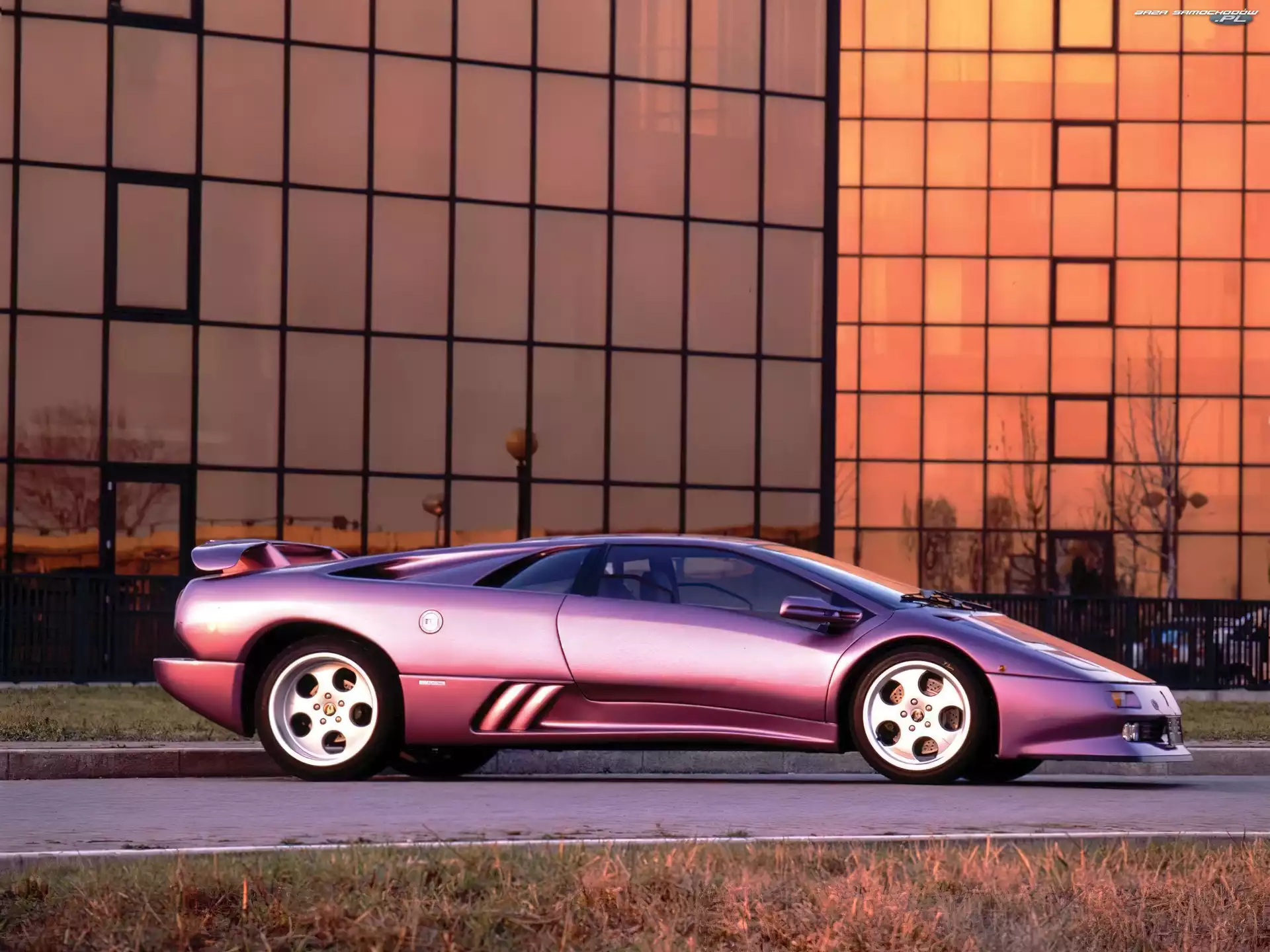 Drzwi, Lamborghini Diablo, Fioletowe