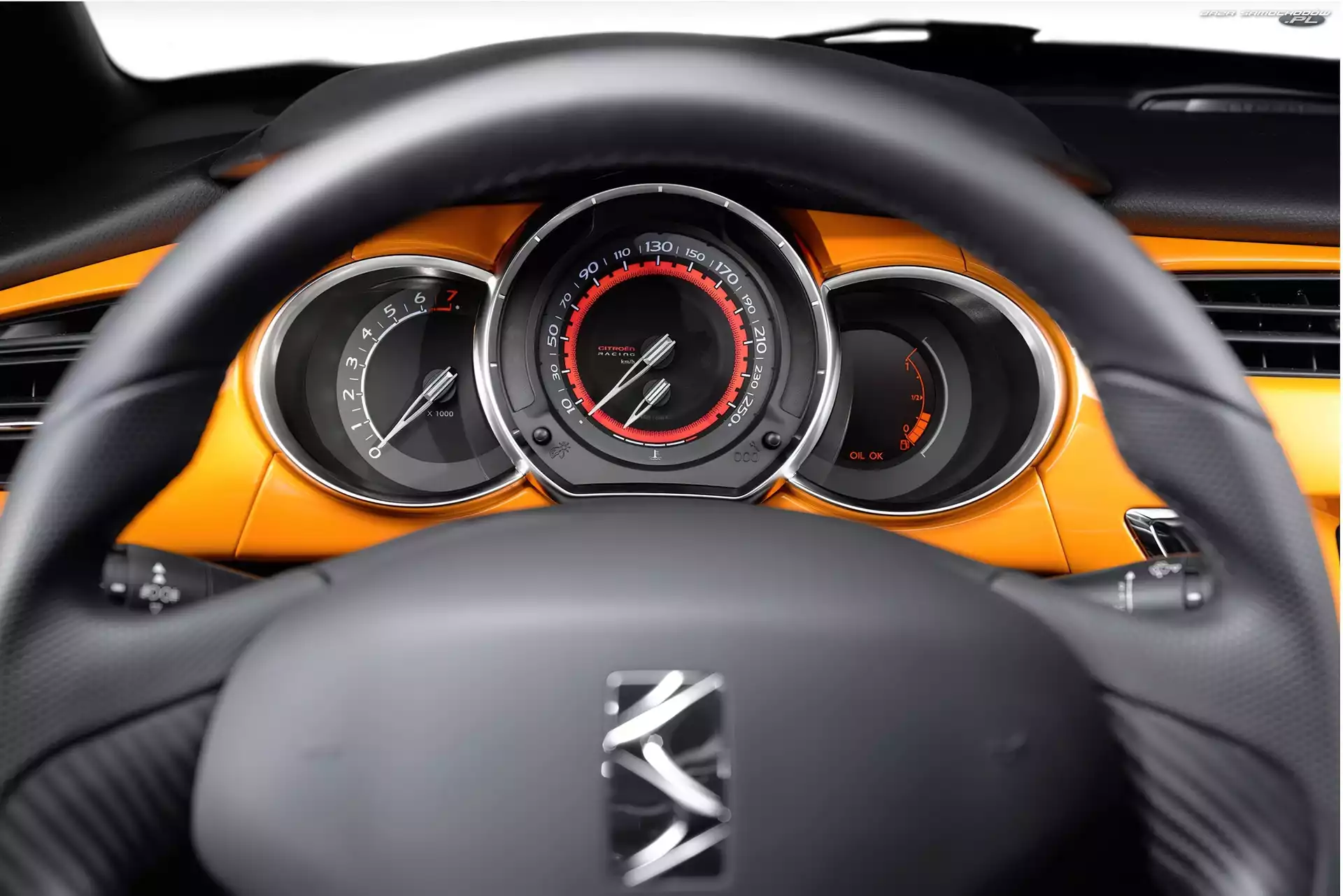 Zegary, Citroen DS3