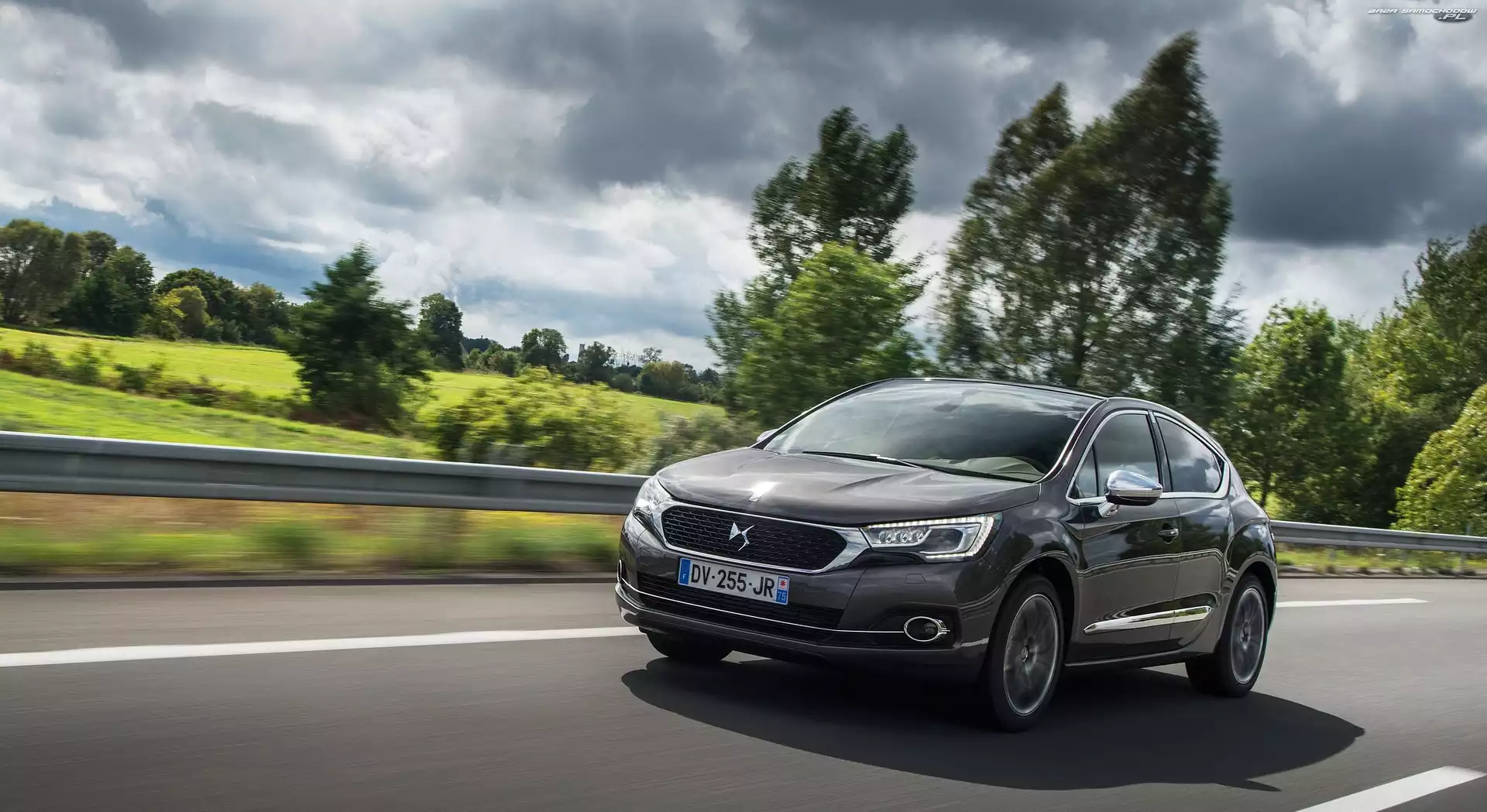 Ds4, Drzewa, Citroen, Droga