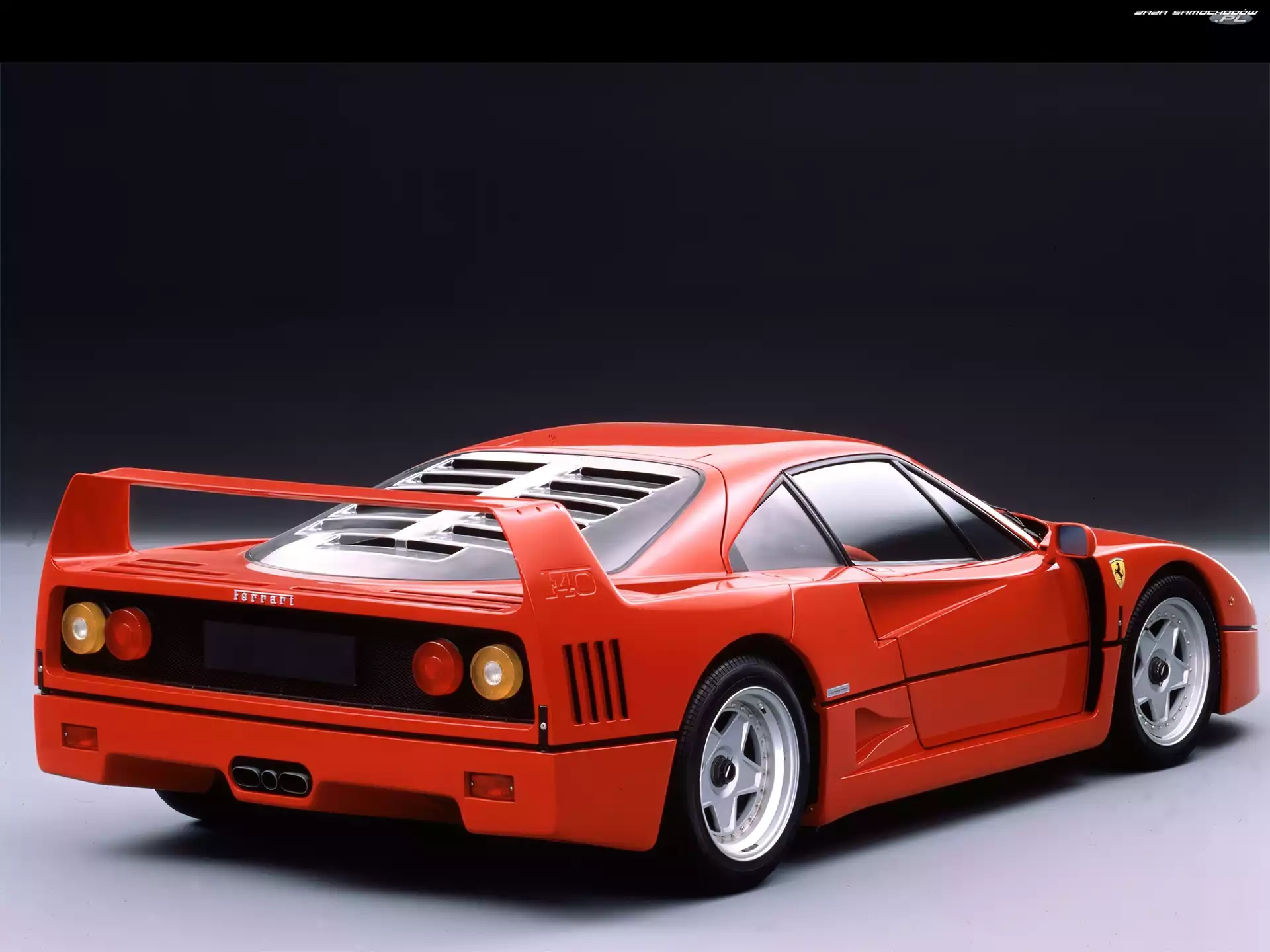 Dyfuzor, Tył, Ferrari F 40