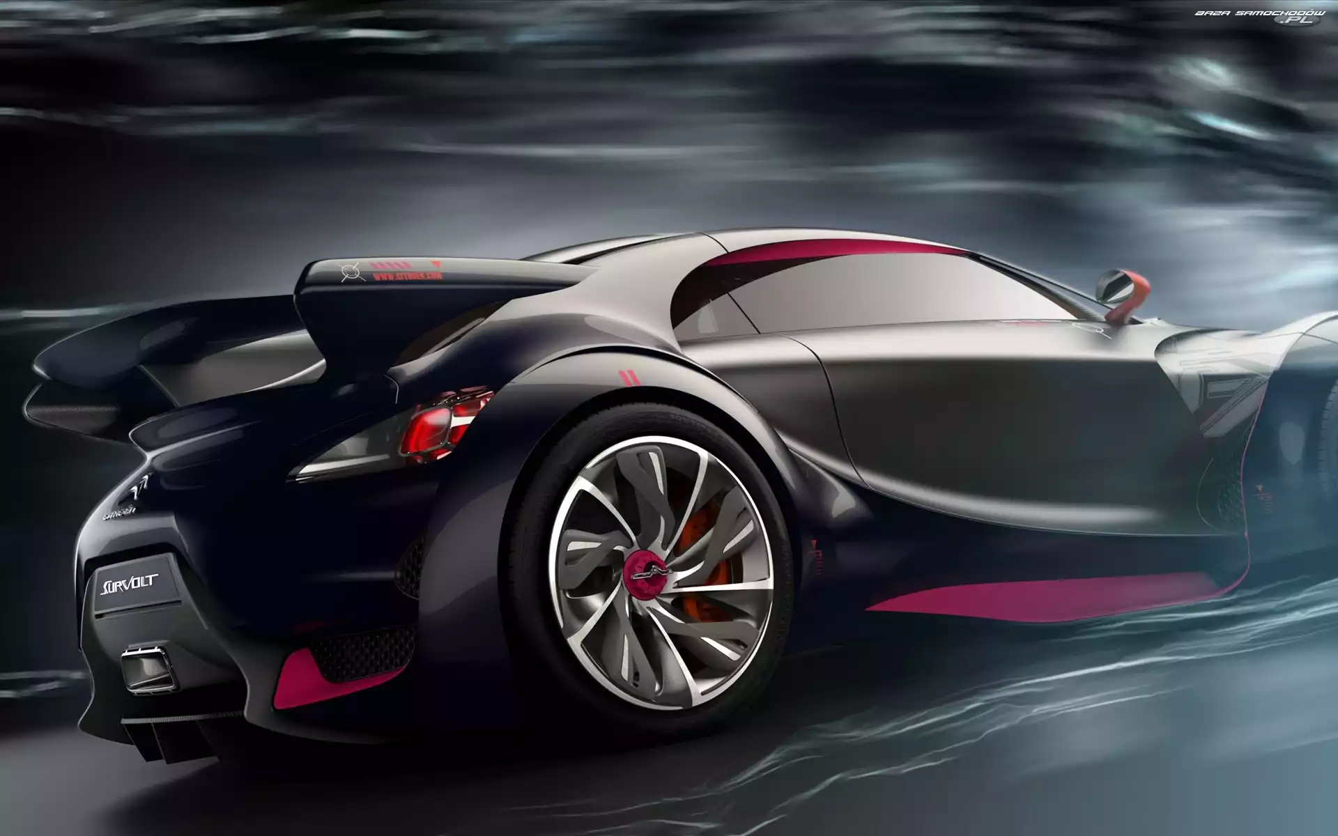 Dyfuzor, Citroen Survolt, Aerodynamika