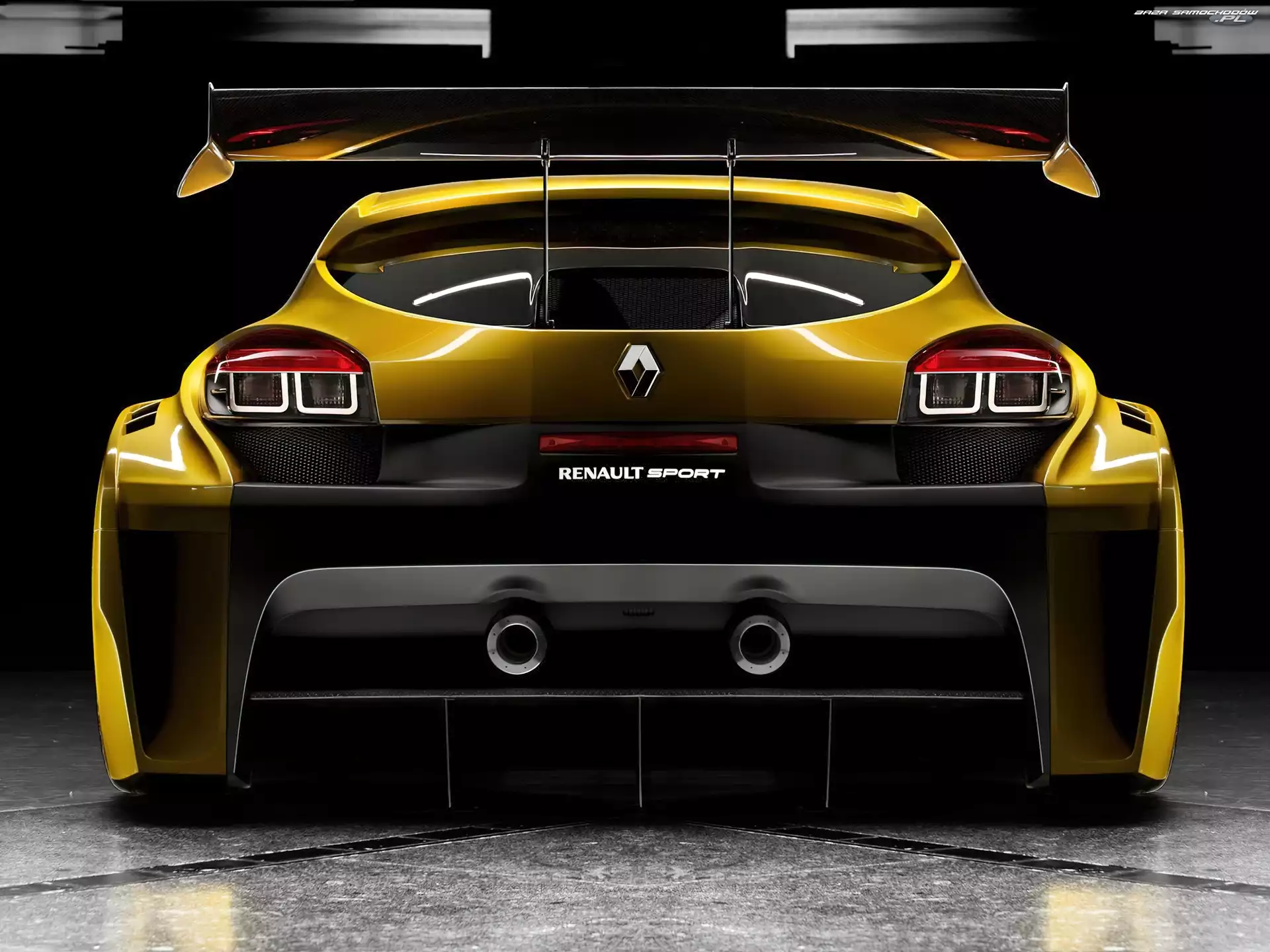 Dyfuzor, Renault Megane Trophy, Tył