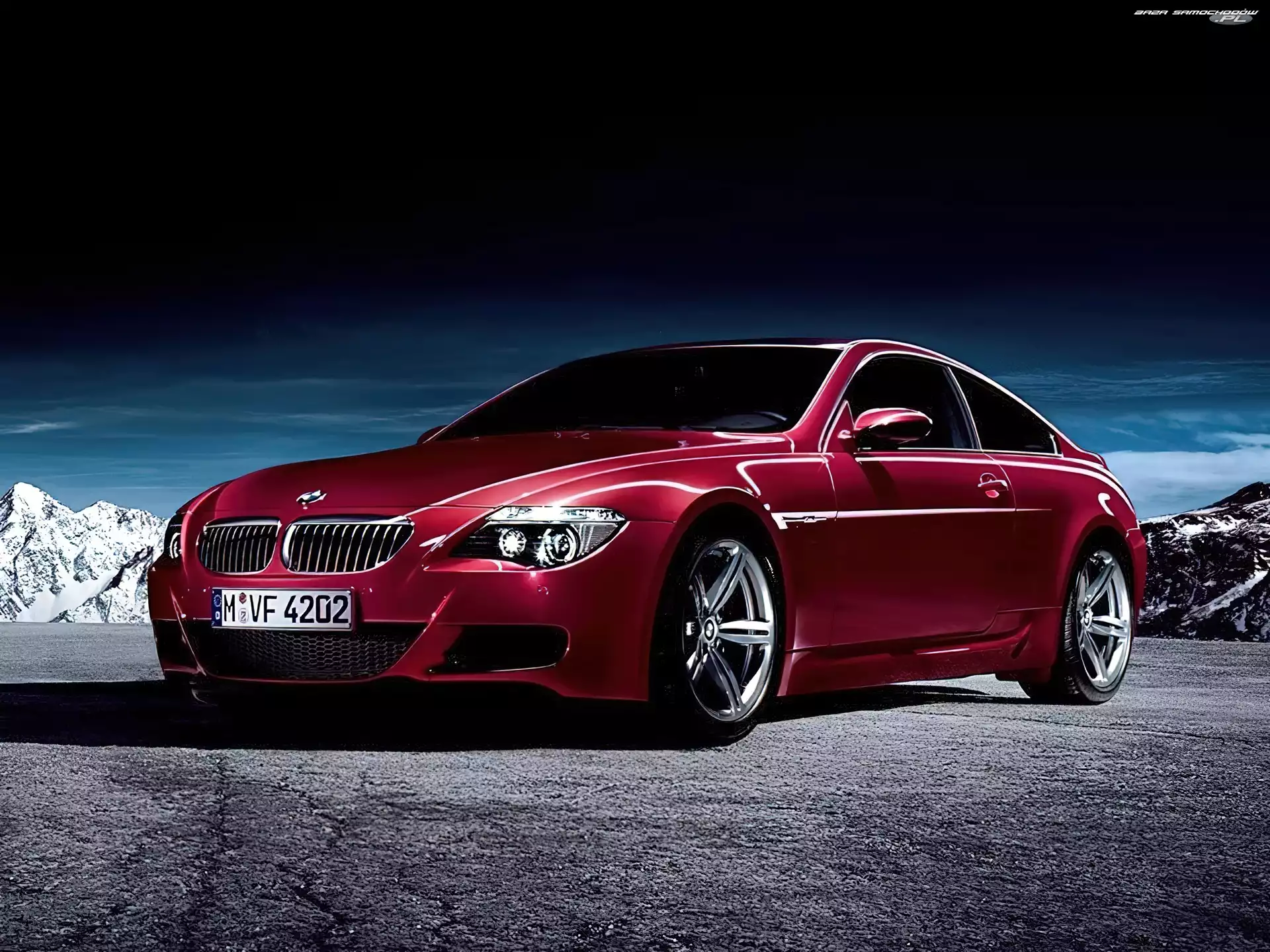 E 63, Czerwone, Bmw