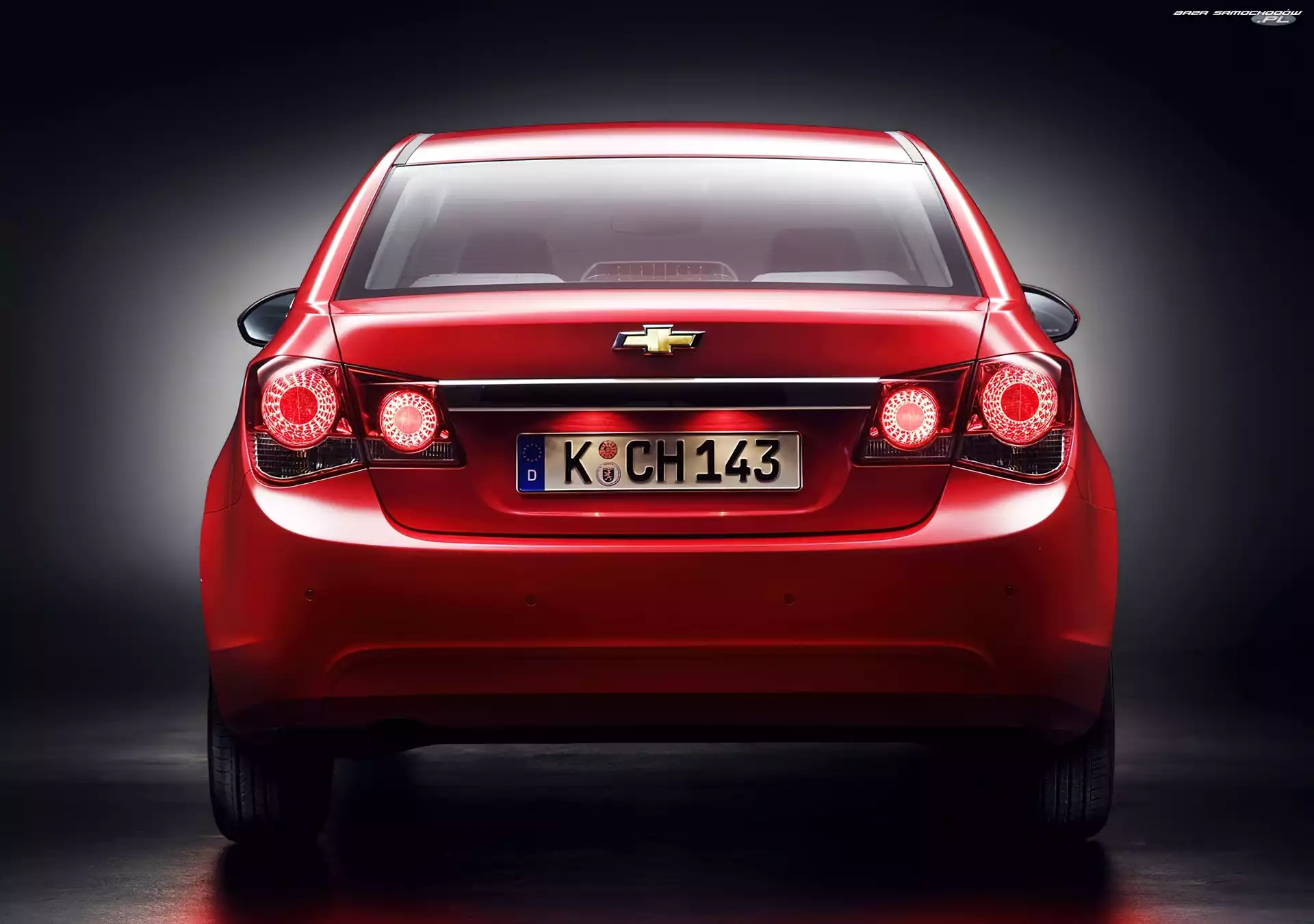 Emblemat, Tył, Chevrolet Cruze