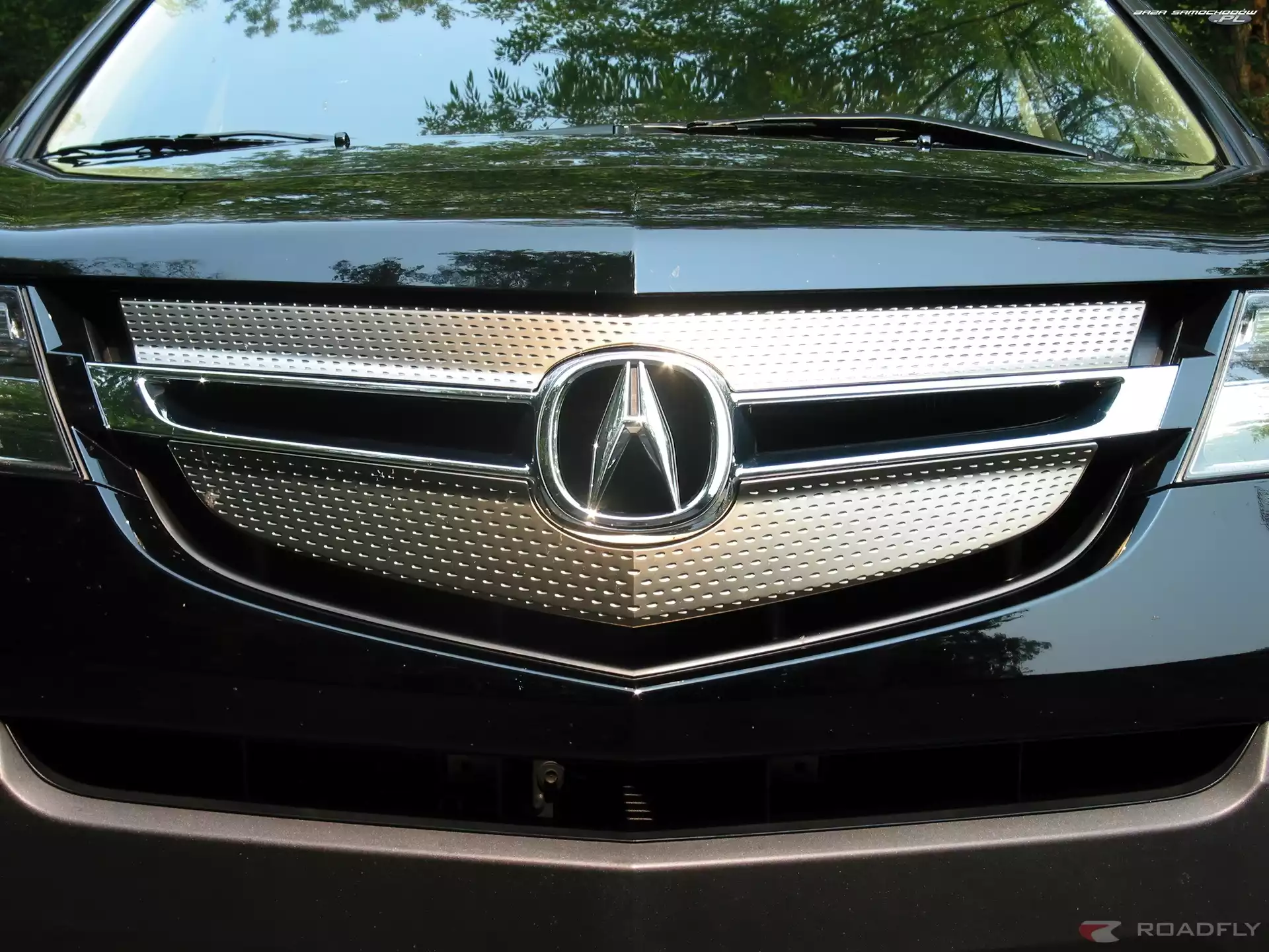 Emblemat, Logo, Acura MDX, Przód, Atrapa