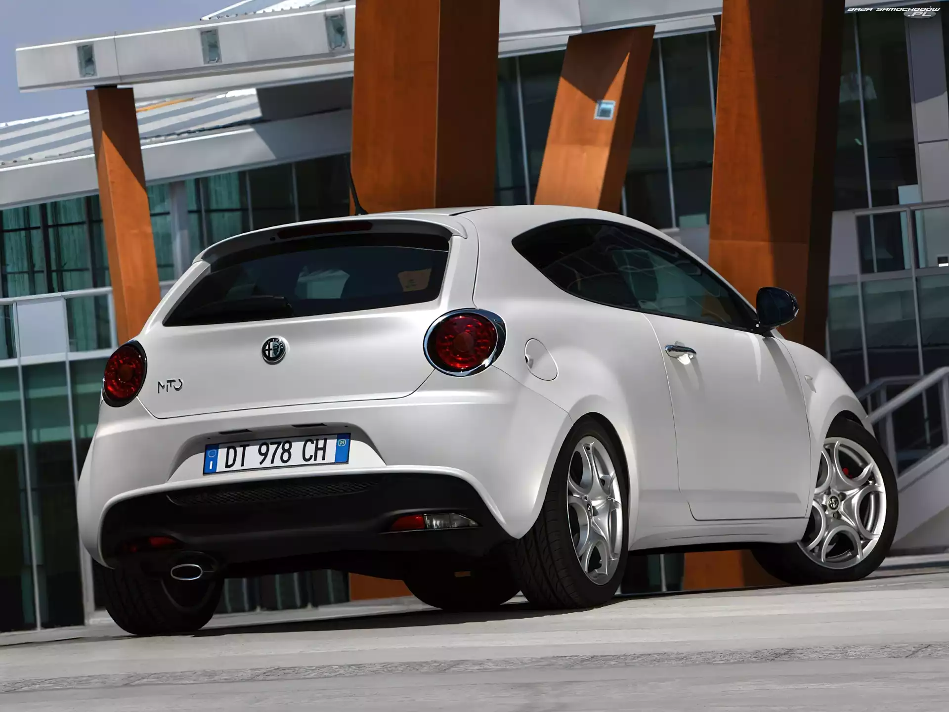 Emblemat, Tył, Alfa Romeo MiTo