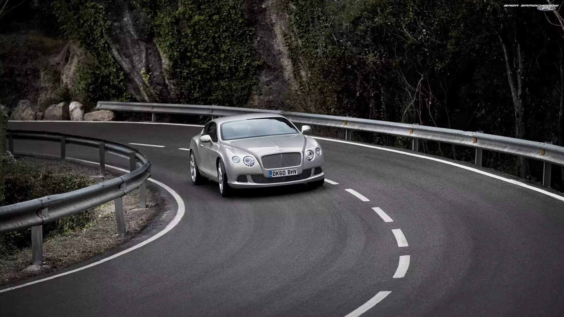 Energochłonne, Bentley Continental GT, Barierki