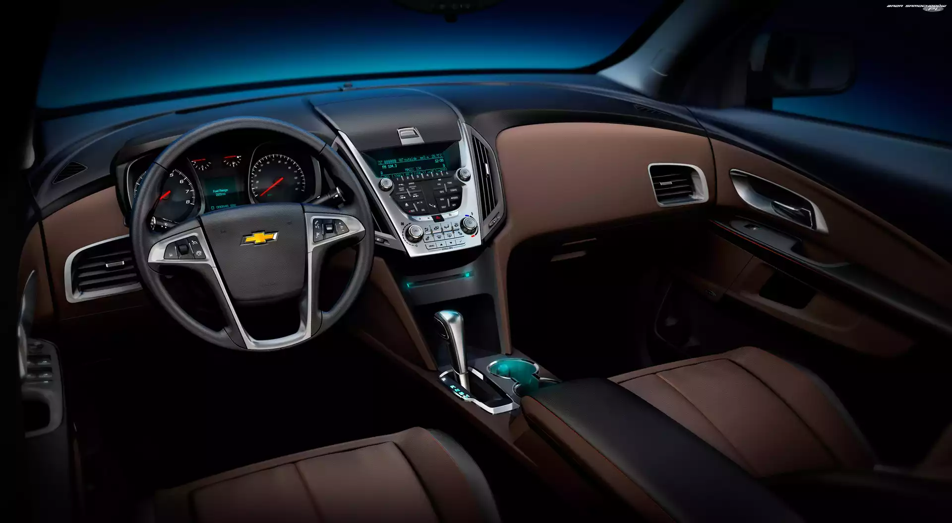 Środkowa, Chevrolet Equinox, Konsola