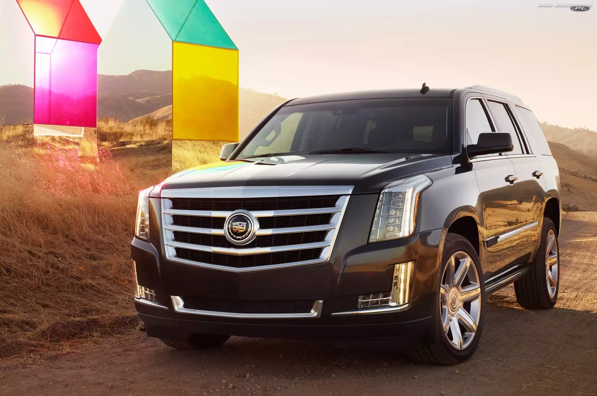 Escalade, Cadillac, SUV, Czarny, Terenowy