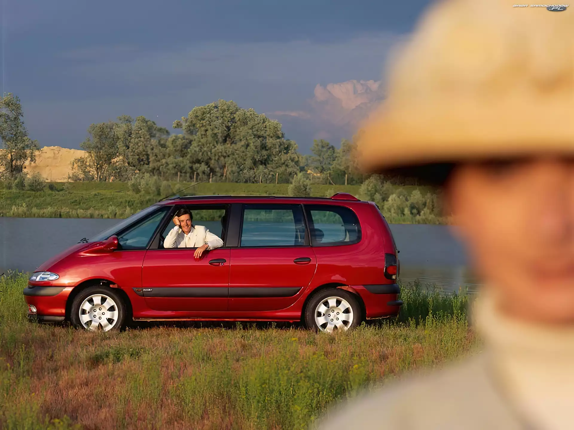 Czerwony, Renault Espace