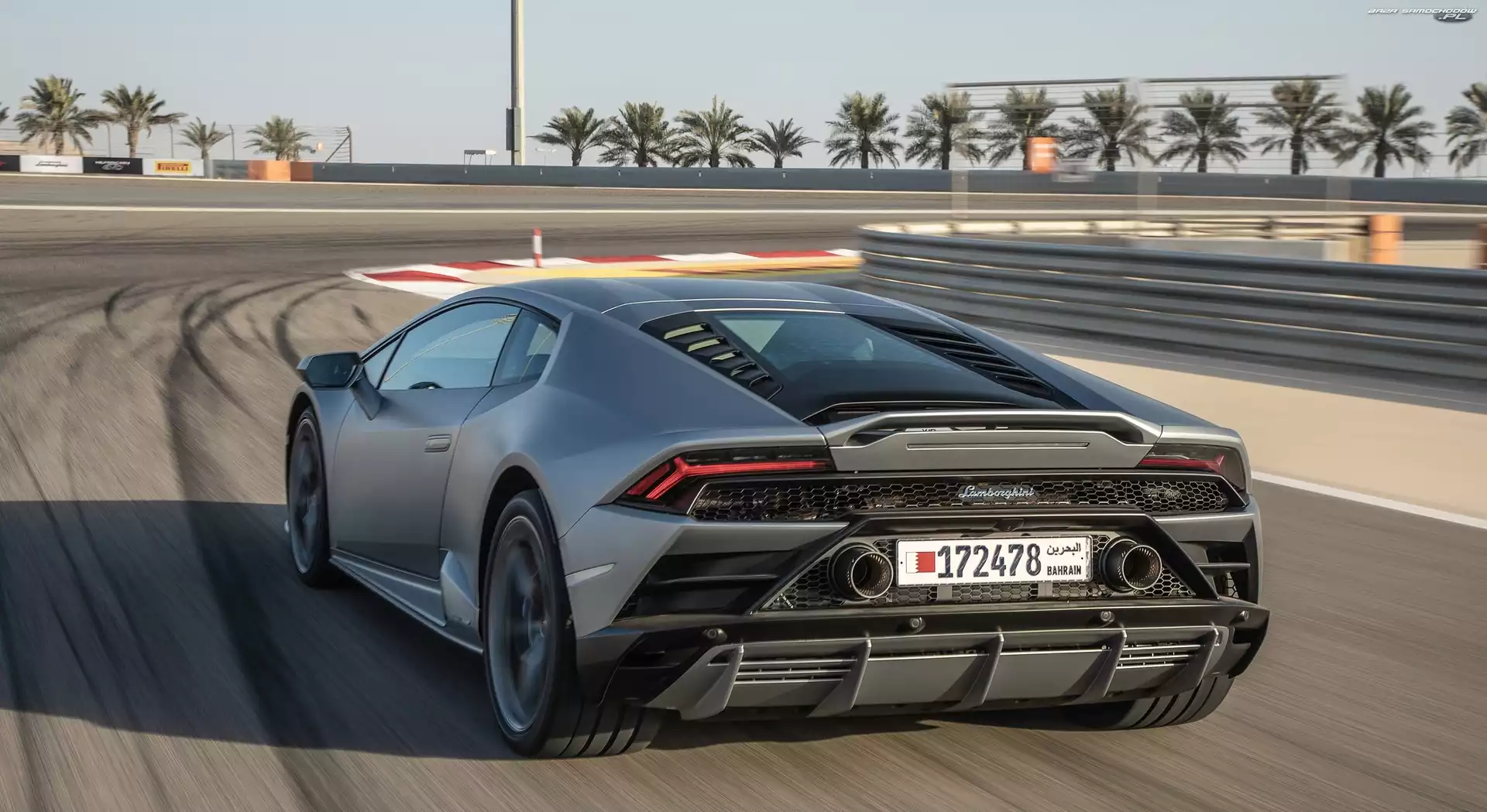 EVO, Palmy, Lamborghini Huracan, Droga