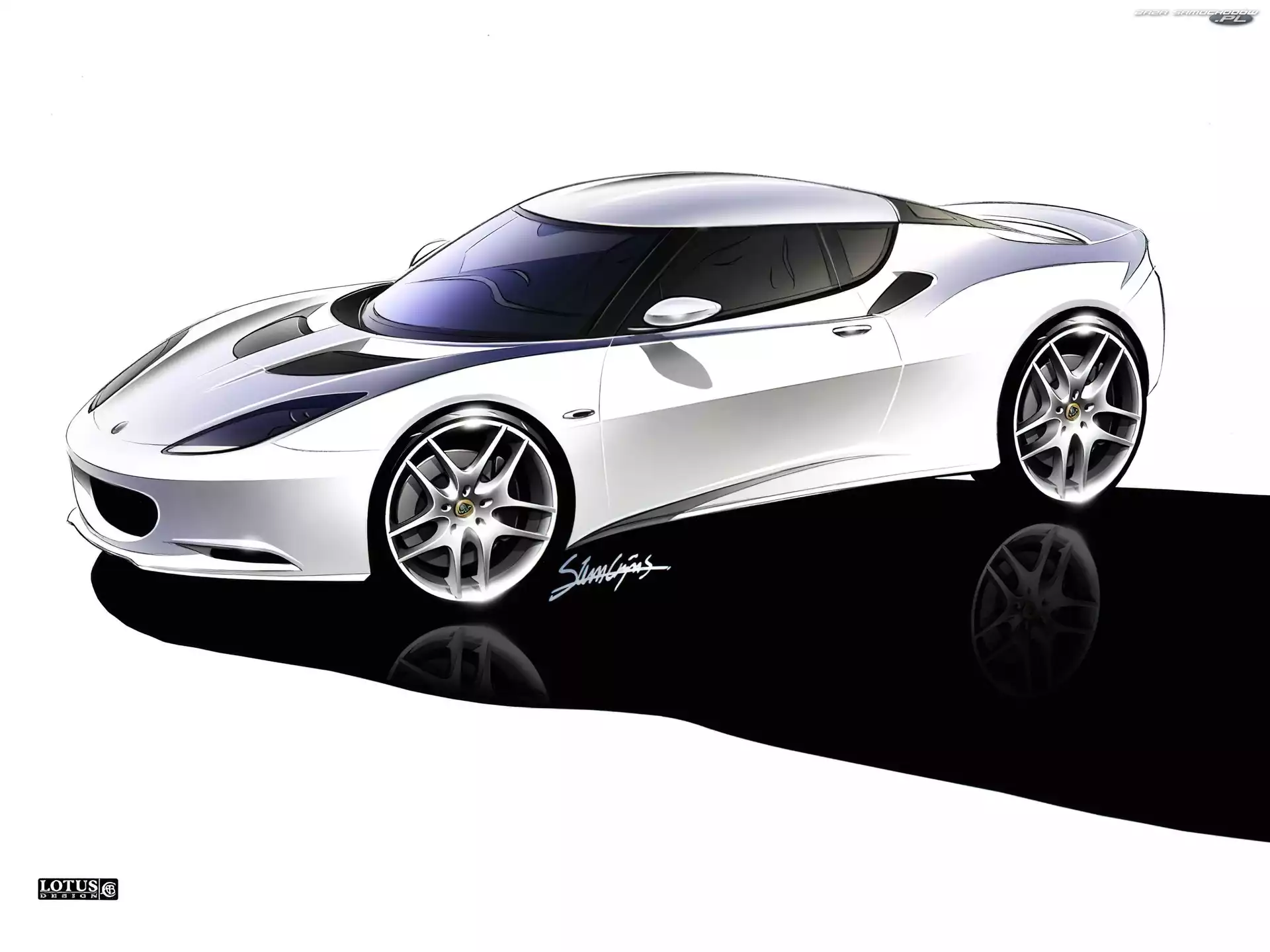 Grafika, Lotus Evora