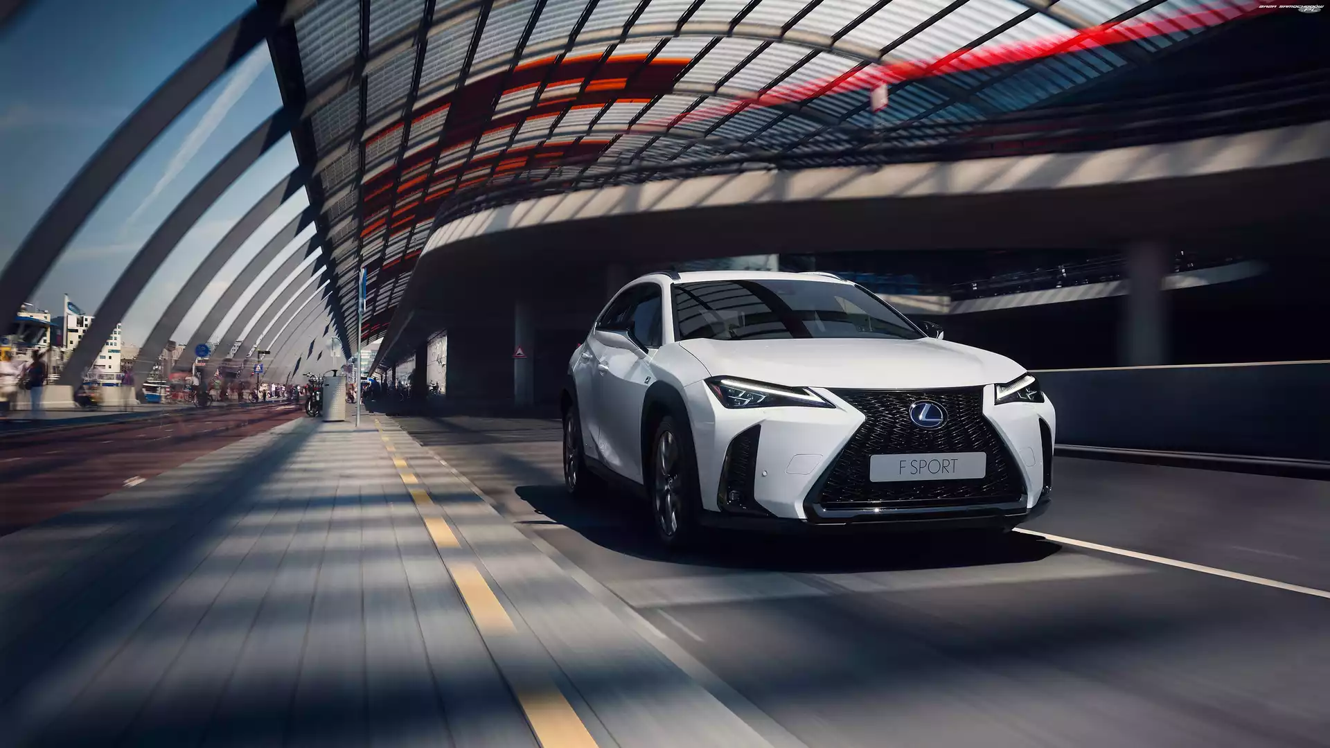 F Sport, Biały, Lexus UX 250h