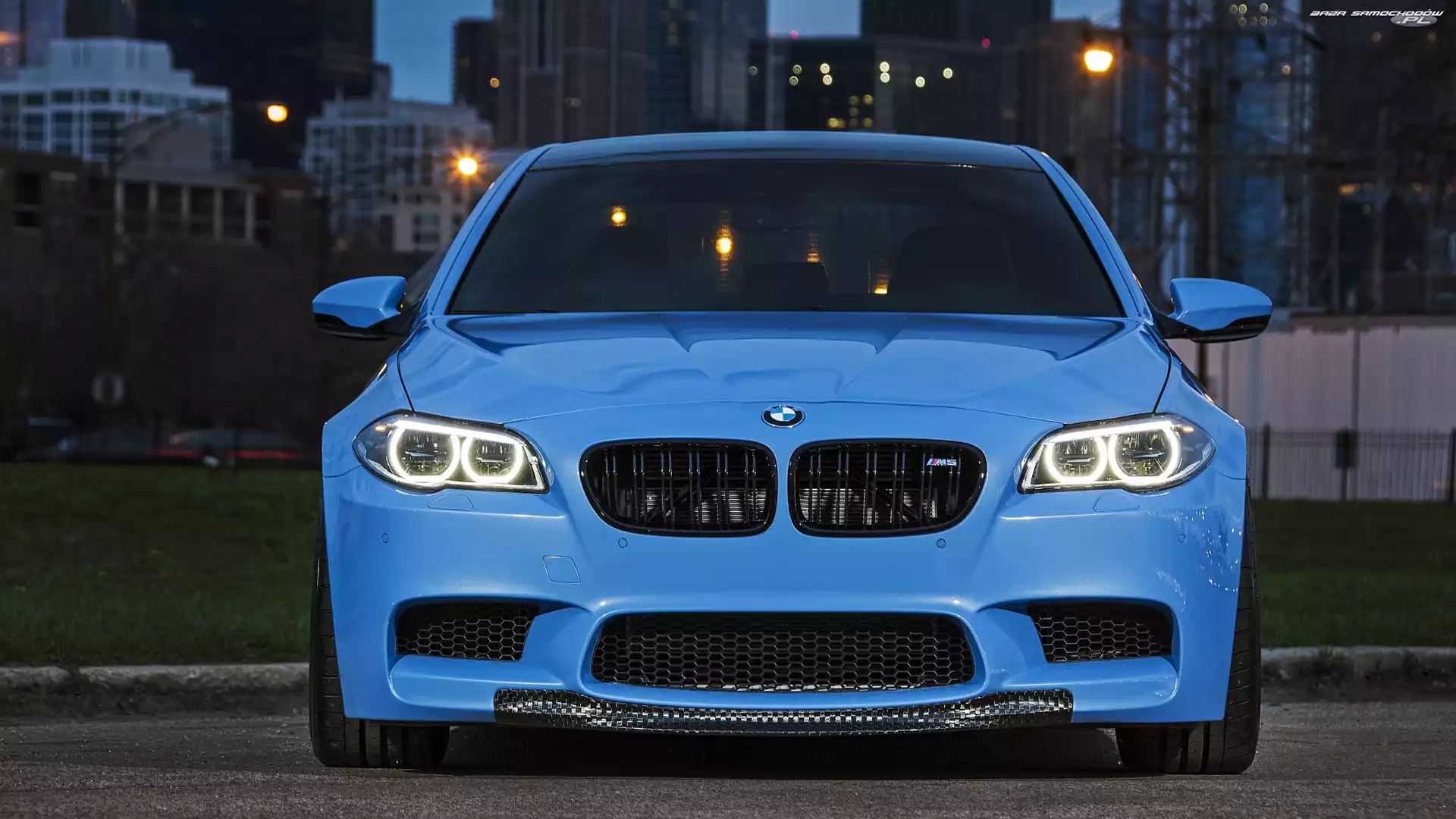 F10, M5, Samochód, Niebieski, BMW