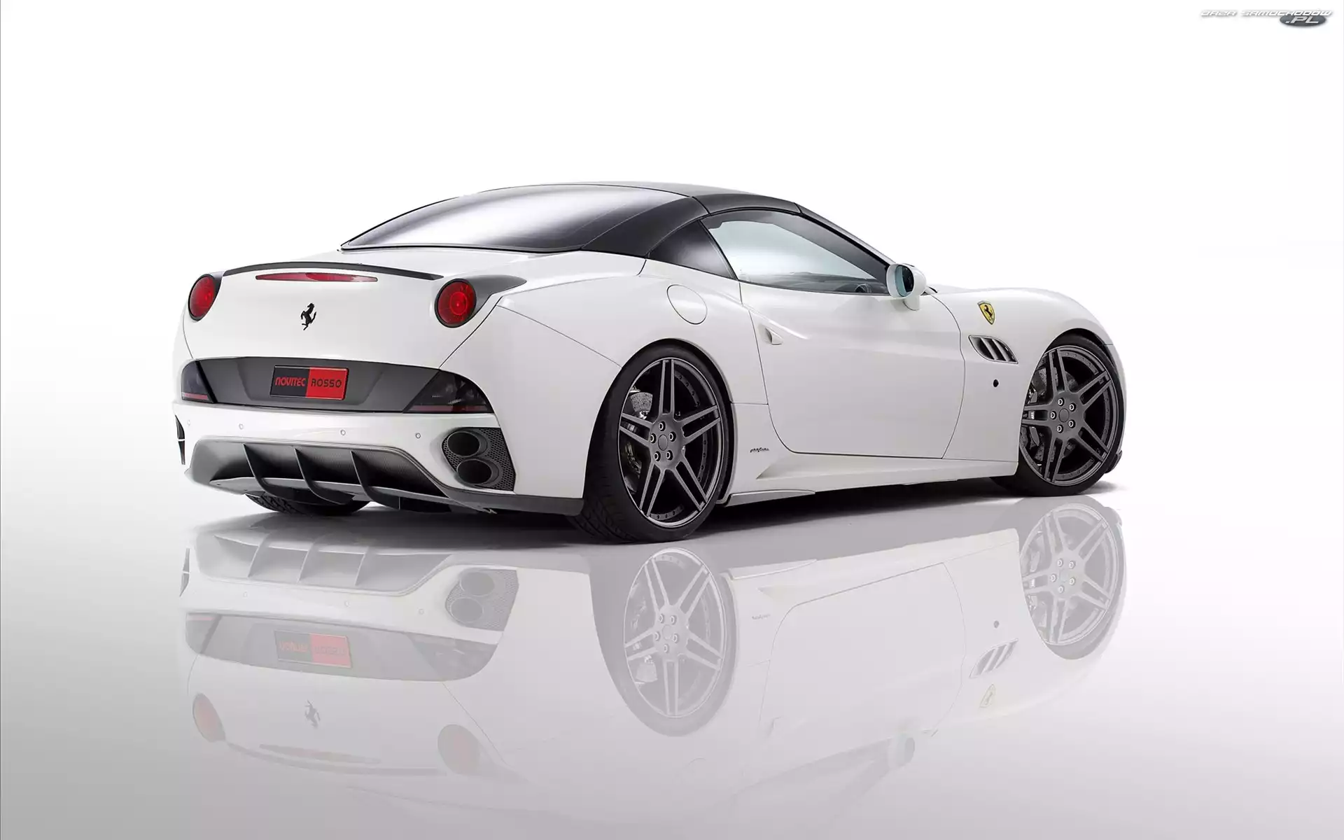 Felgi, Światła, California, Ferrari, Białe