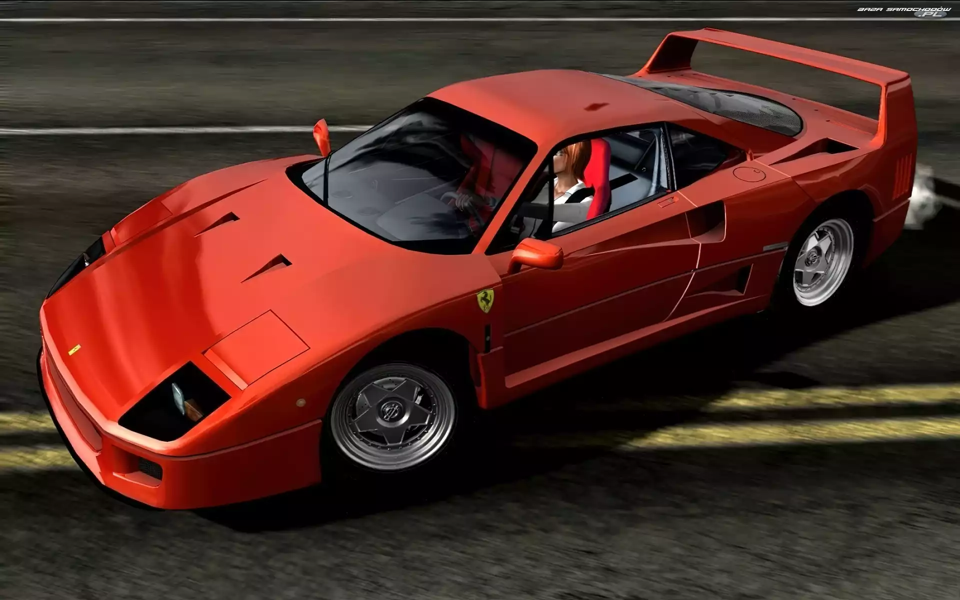 Wizualizacja, Ferrari F 40