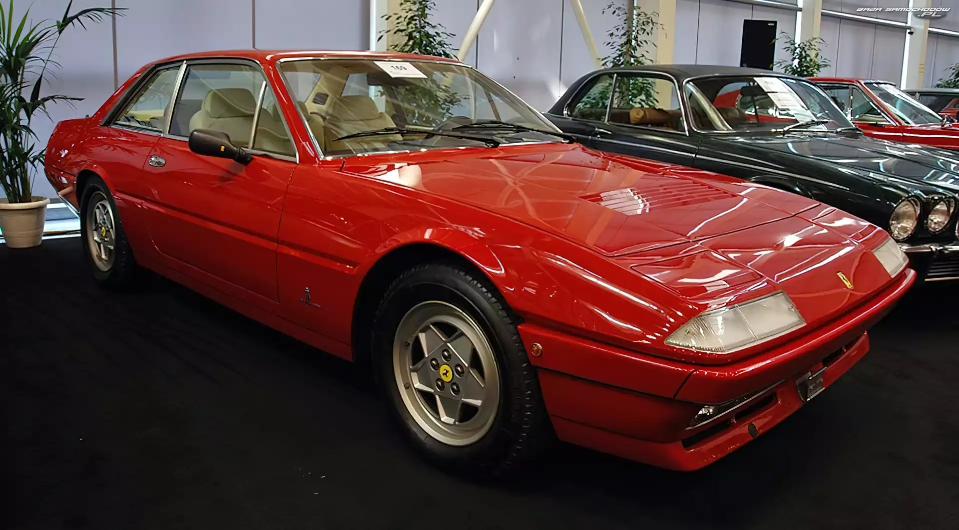 Czerwone, Ferrari 412, Lampy, Podnoszone