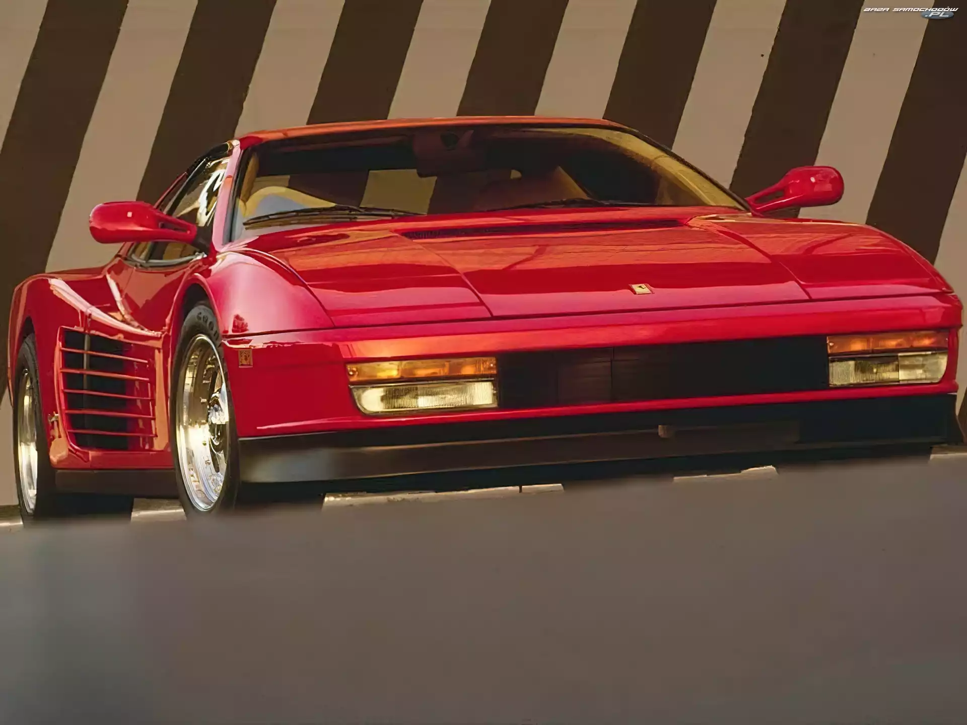 Światła, Przód, Ferrari Testarossa
