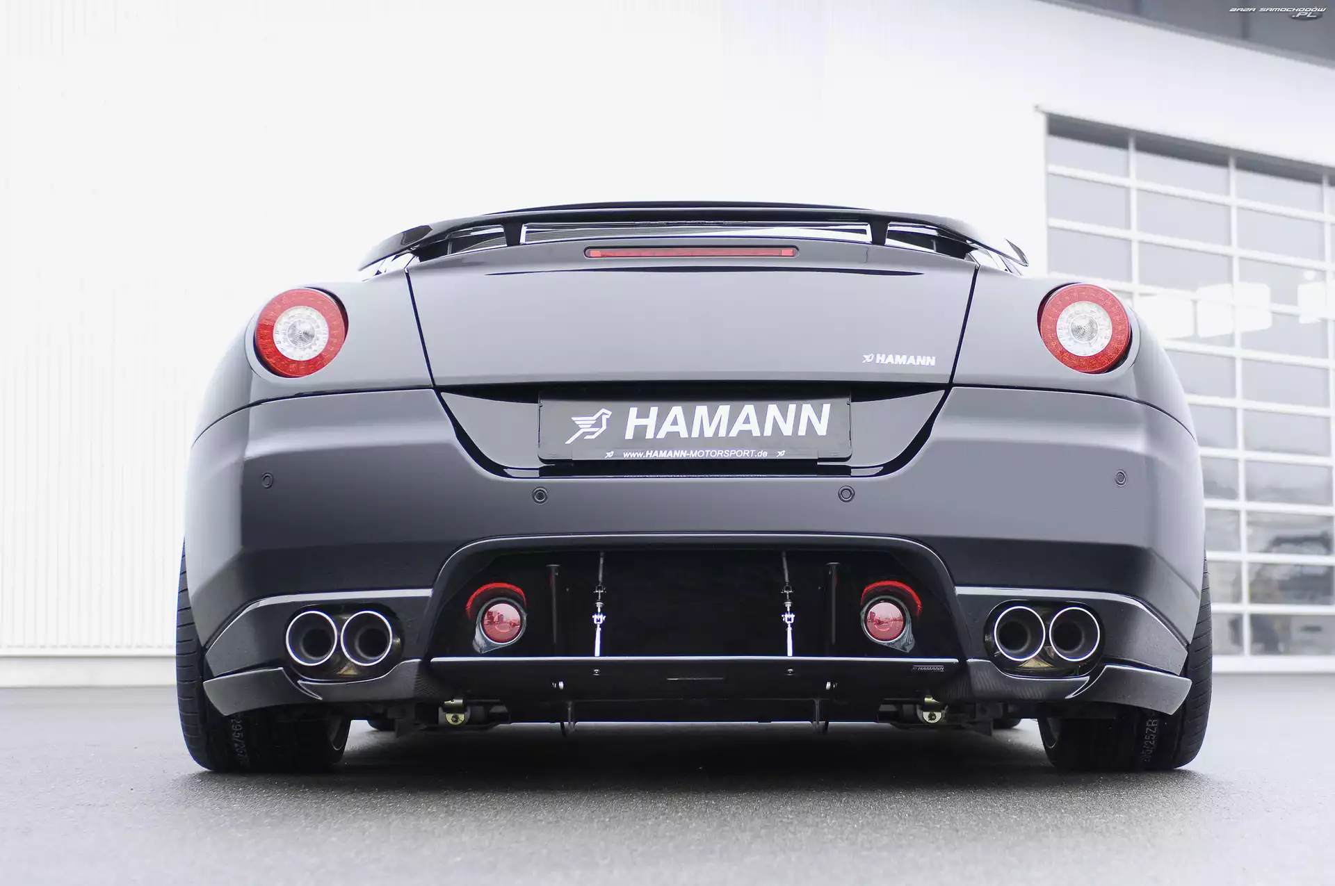 Ferrari 599, Wydech, Tył, Hamann