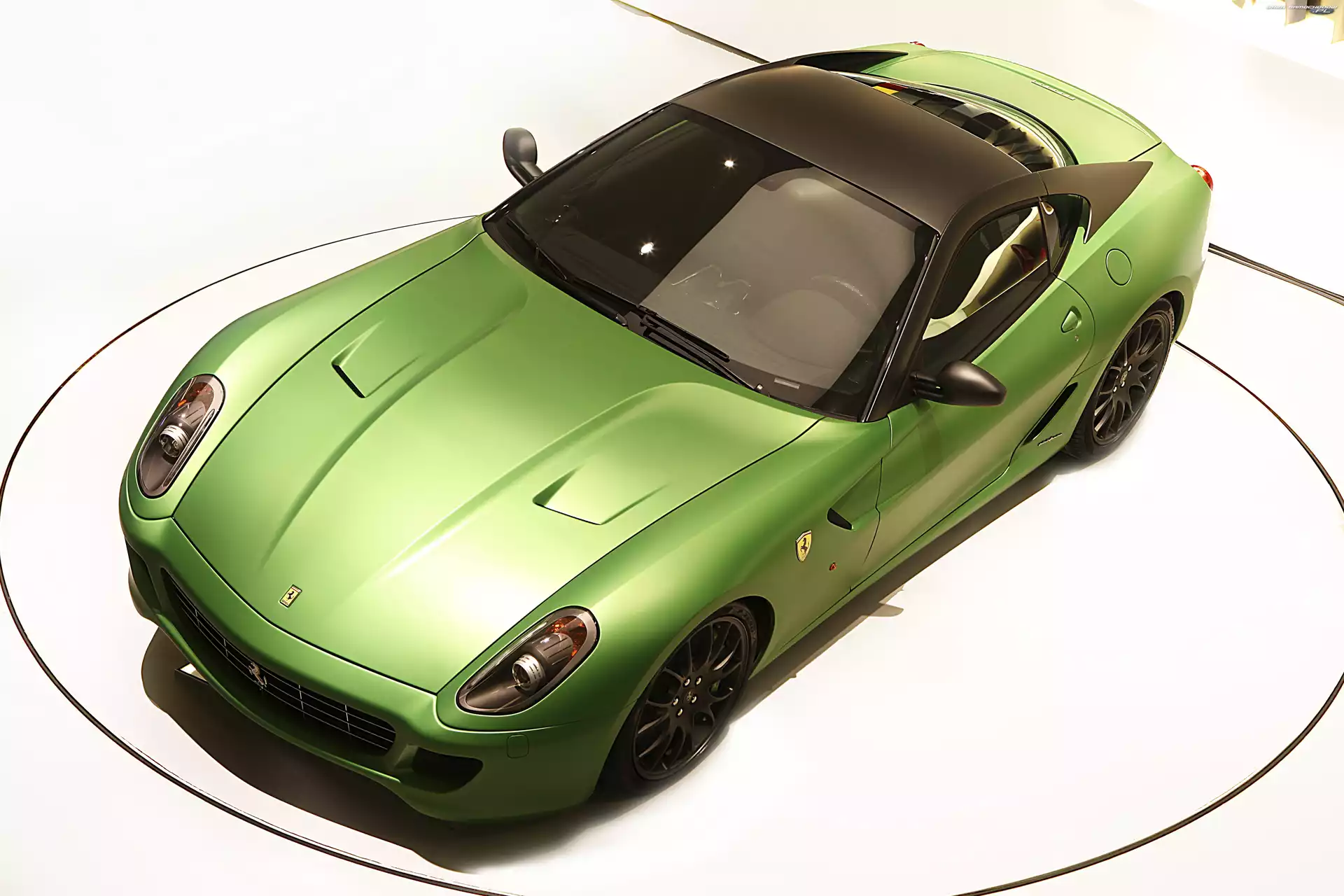 Ferrari 599, Koła, Zielone, Czarne