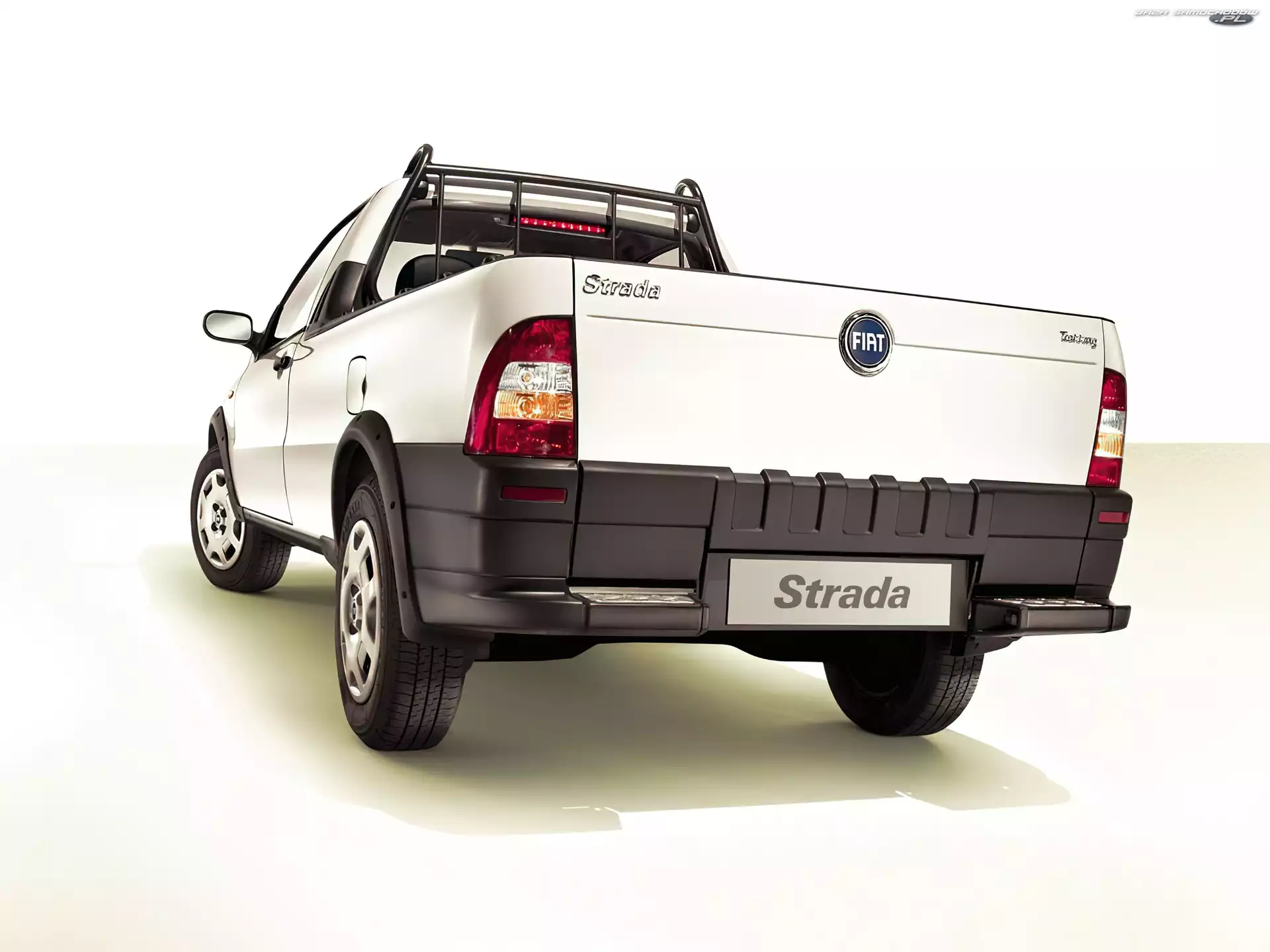 Fiat Strada, Paki, Biały, Klapa
