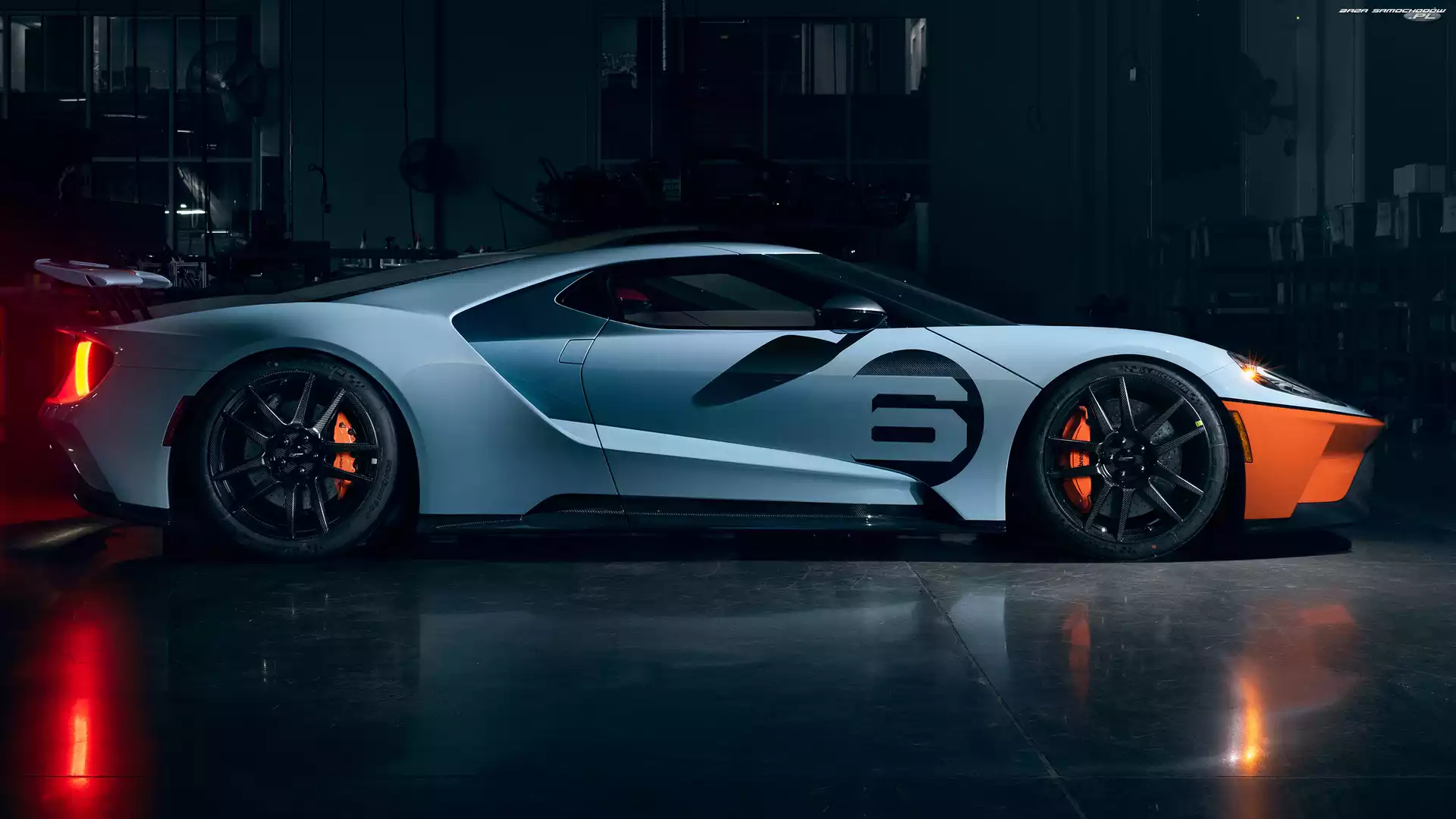2020, Ford GT Heritage Edition, Gulf Oil