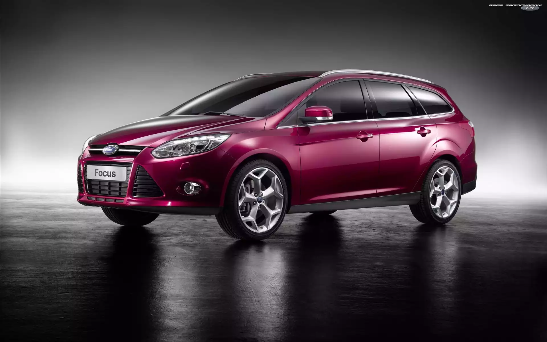 Ford, Estate, Bordowy, Focus
