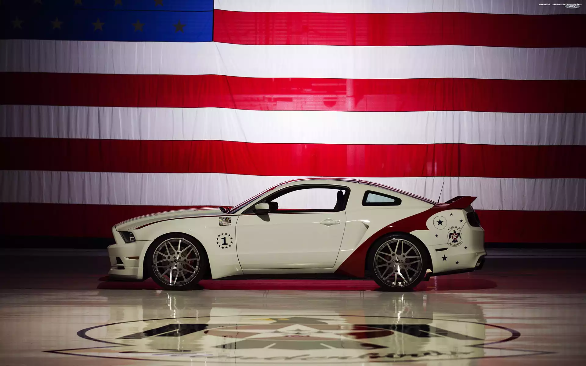 Flaga, Ford, Mustang
