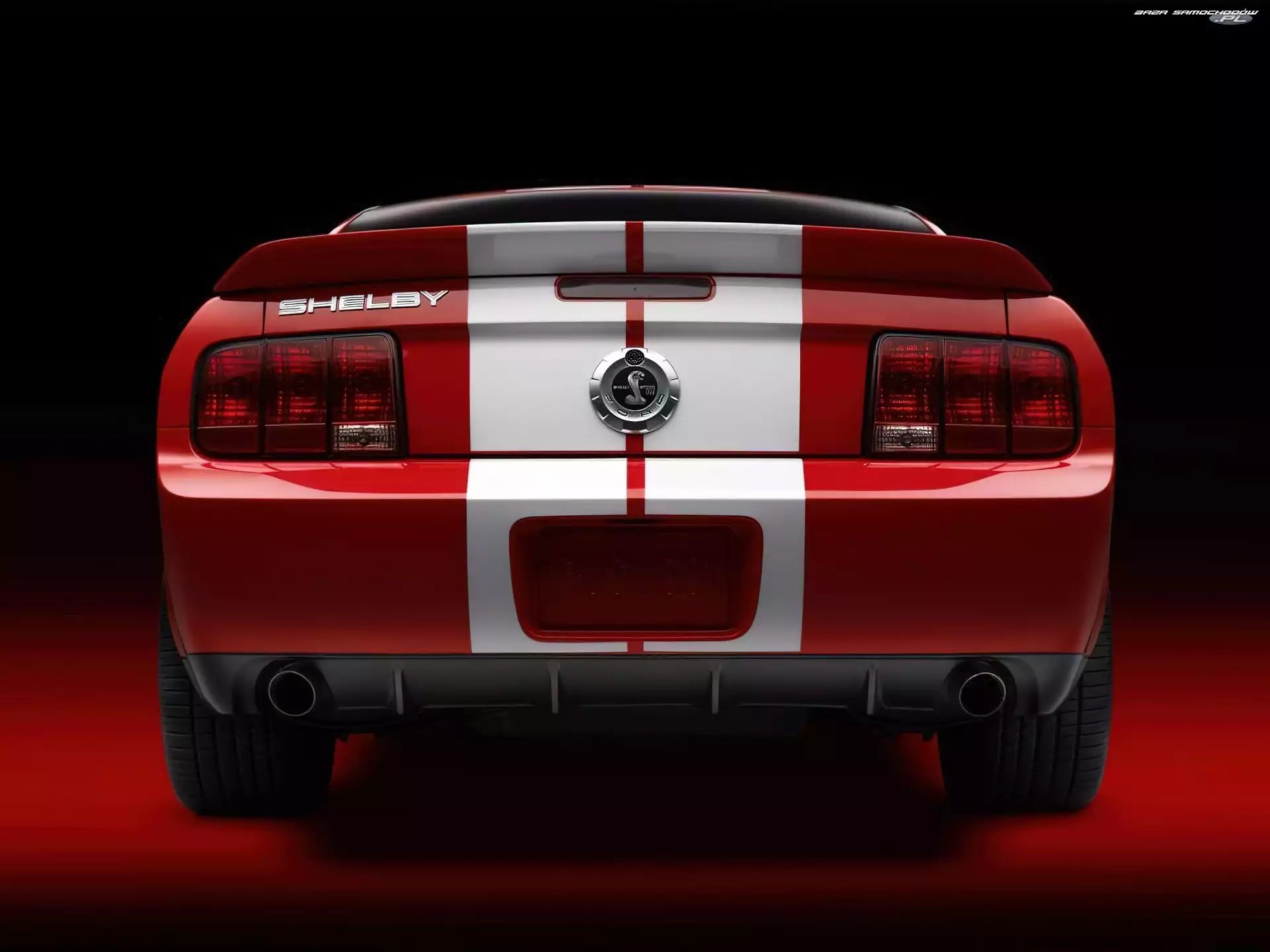 Ford Mustang, Tył, Shelby, Lampy