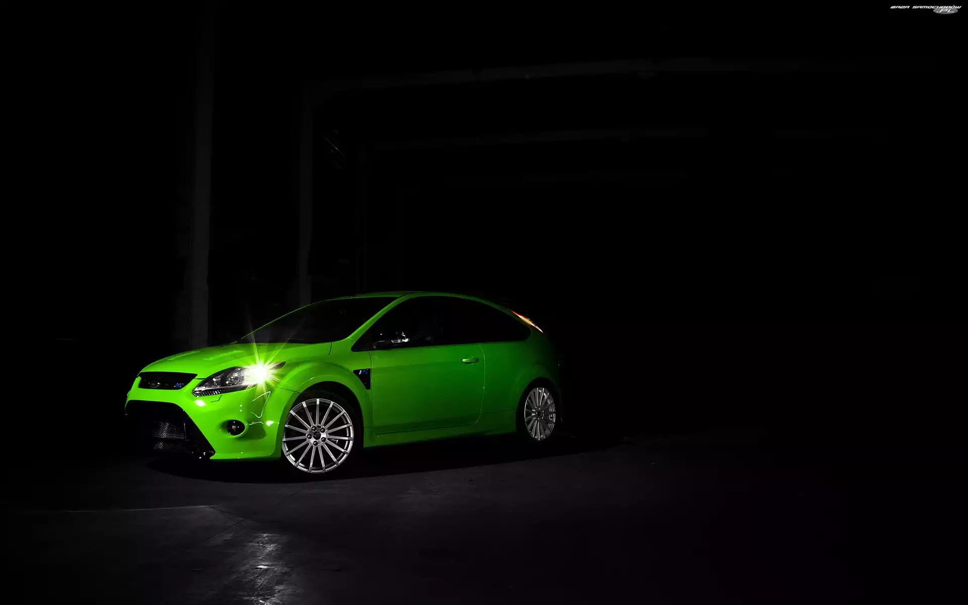 Ford, Samochód, Zielony, Focus