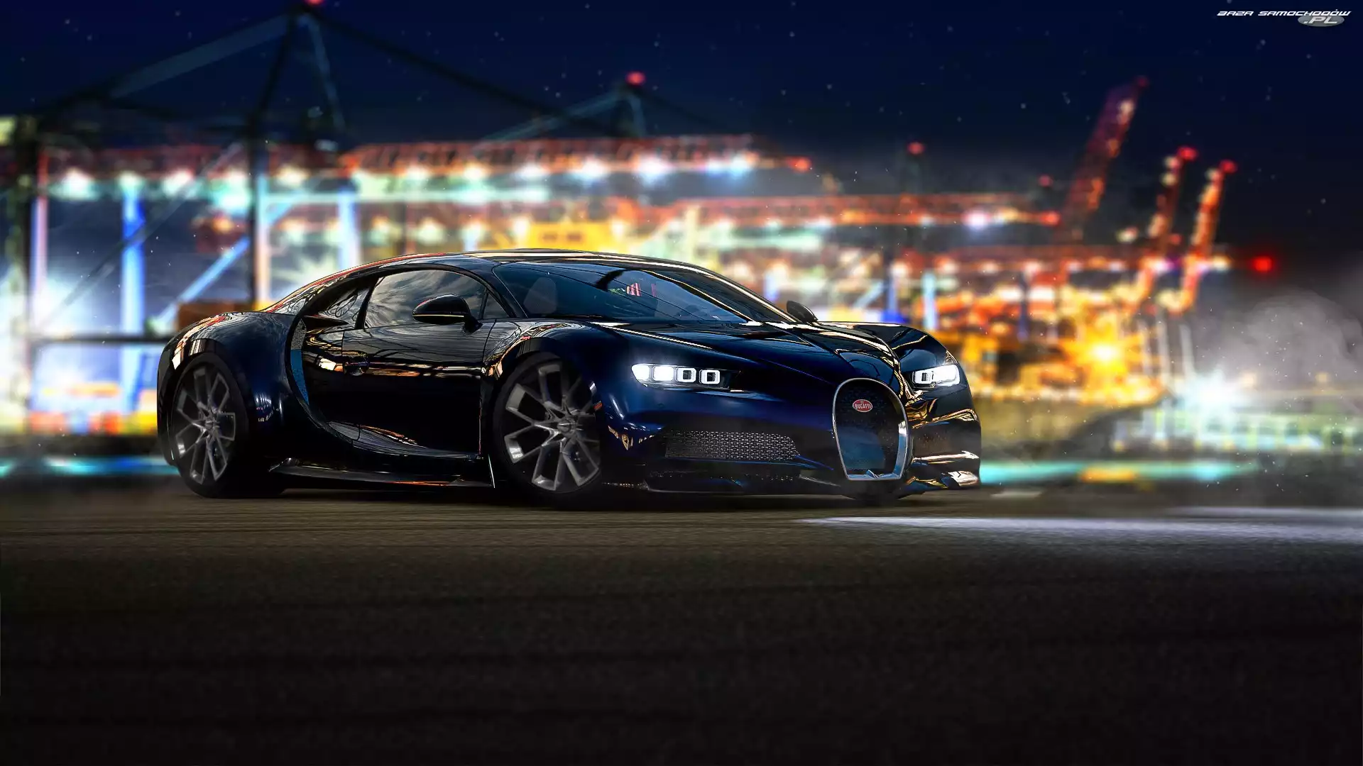 Forza Motorsport, Bugatti Chiron, Gra, Czarny