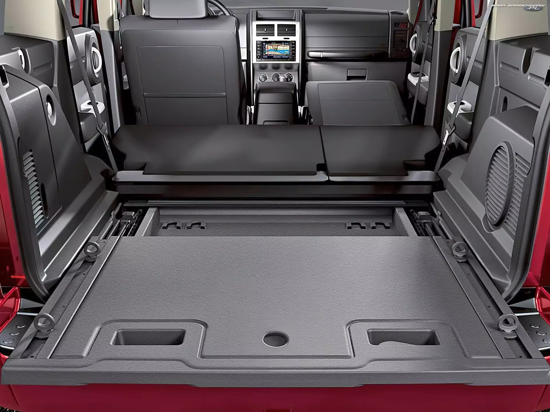 Fotele, Dodge Nitro, Składane