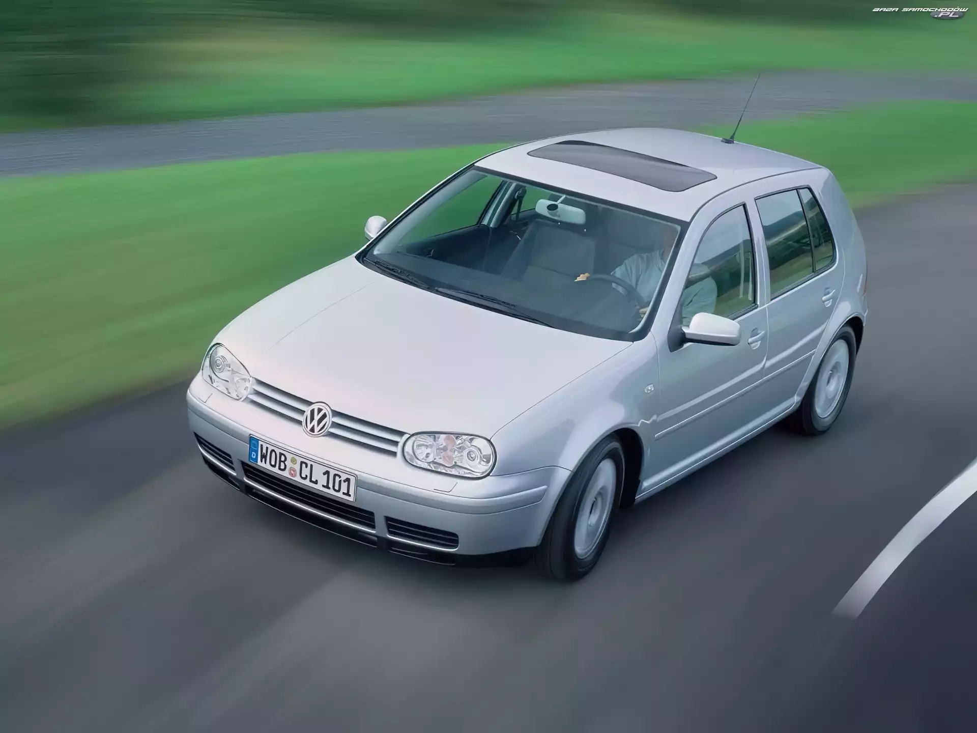 Srebrny metalik, Golf 4