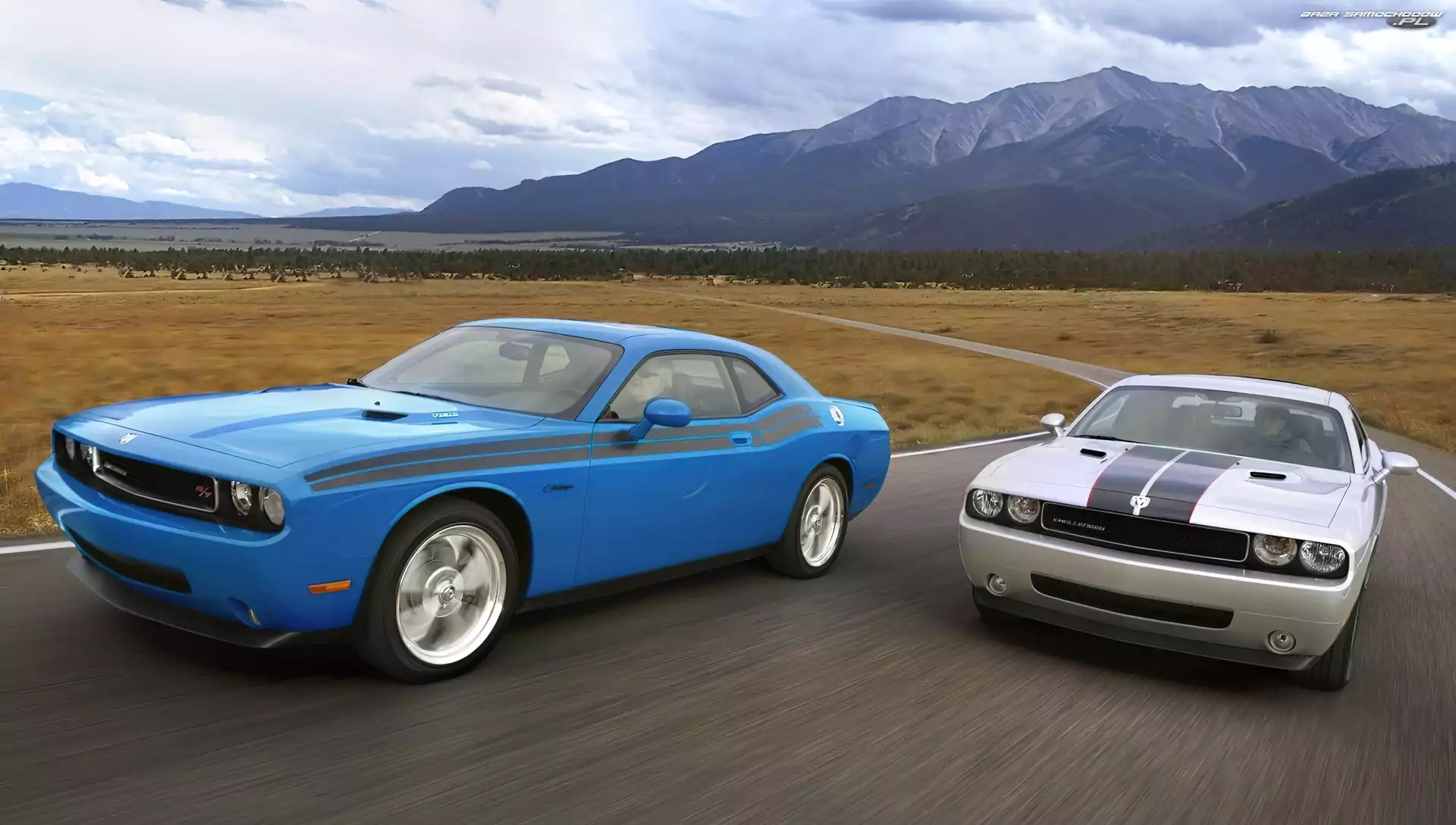 Góry, Dodge Challenger, Trasa