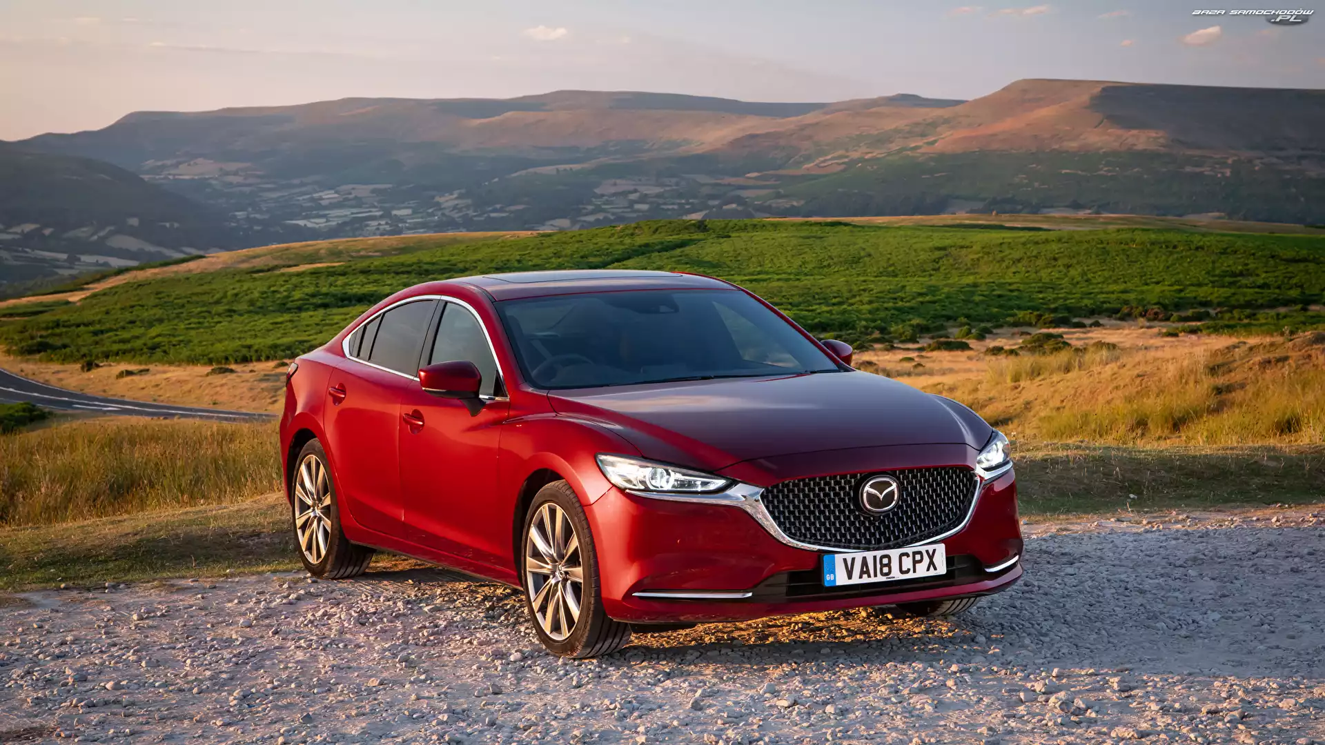 Góry, Czerwona, Mazda 6