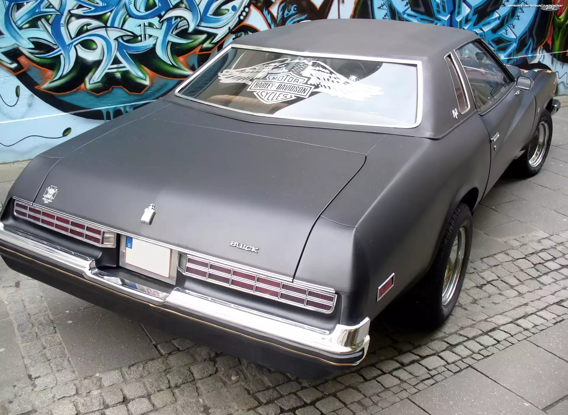 Graffiti, Tył, Buick Regal