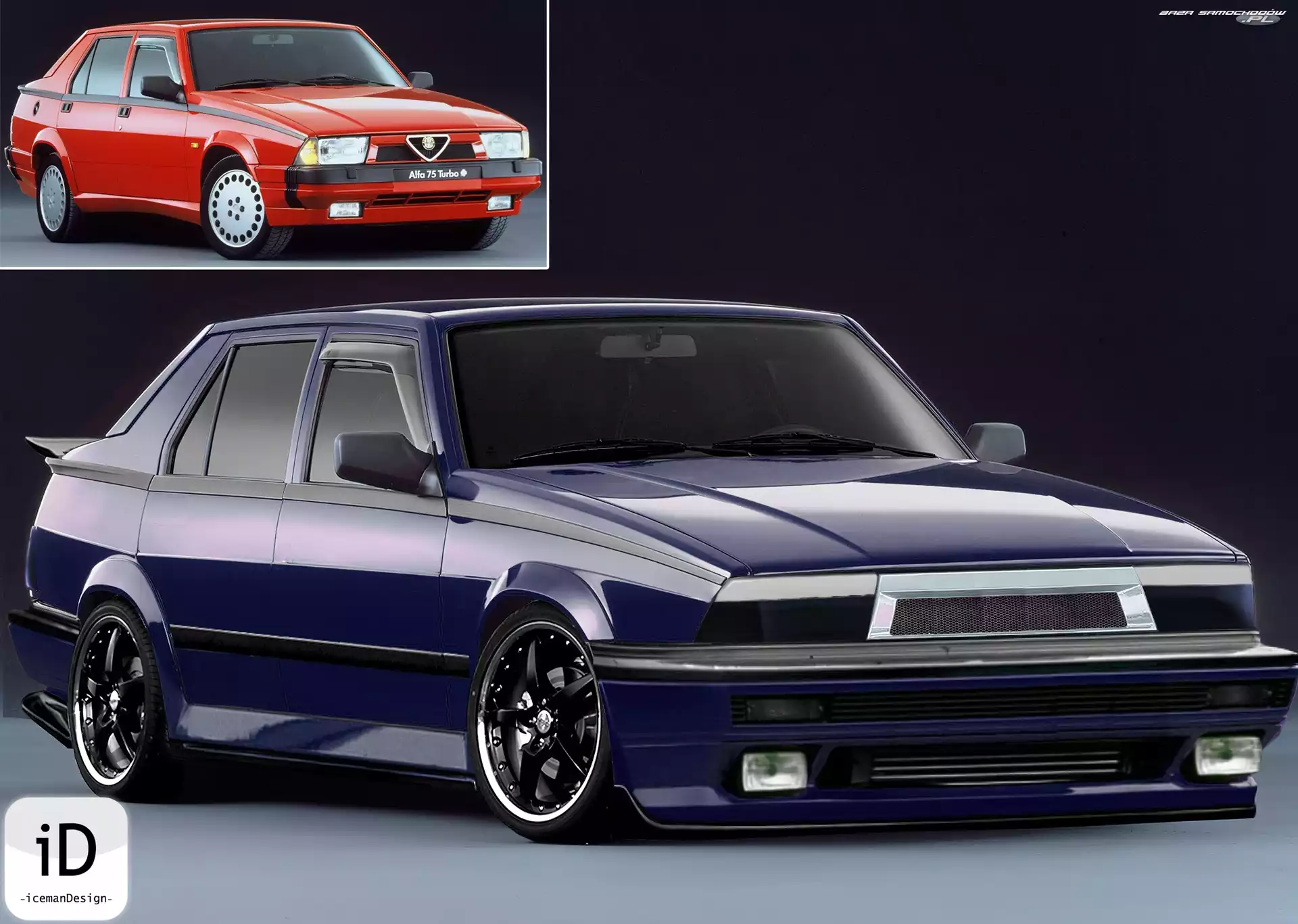 Graficzny, Alfa Romeo 75, Tuning